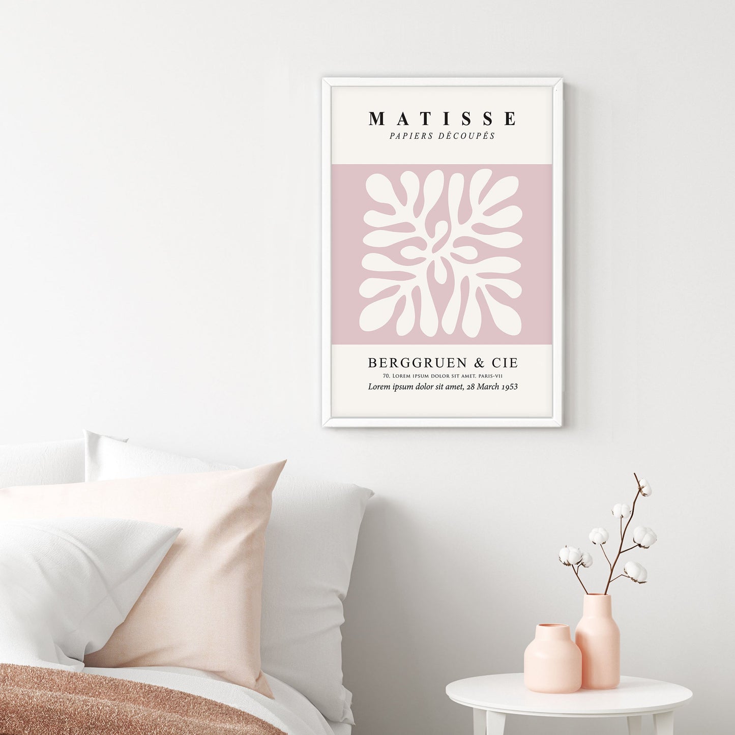 Ethan Taylor 'Matisse Botanical Blush' Framed Art Print