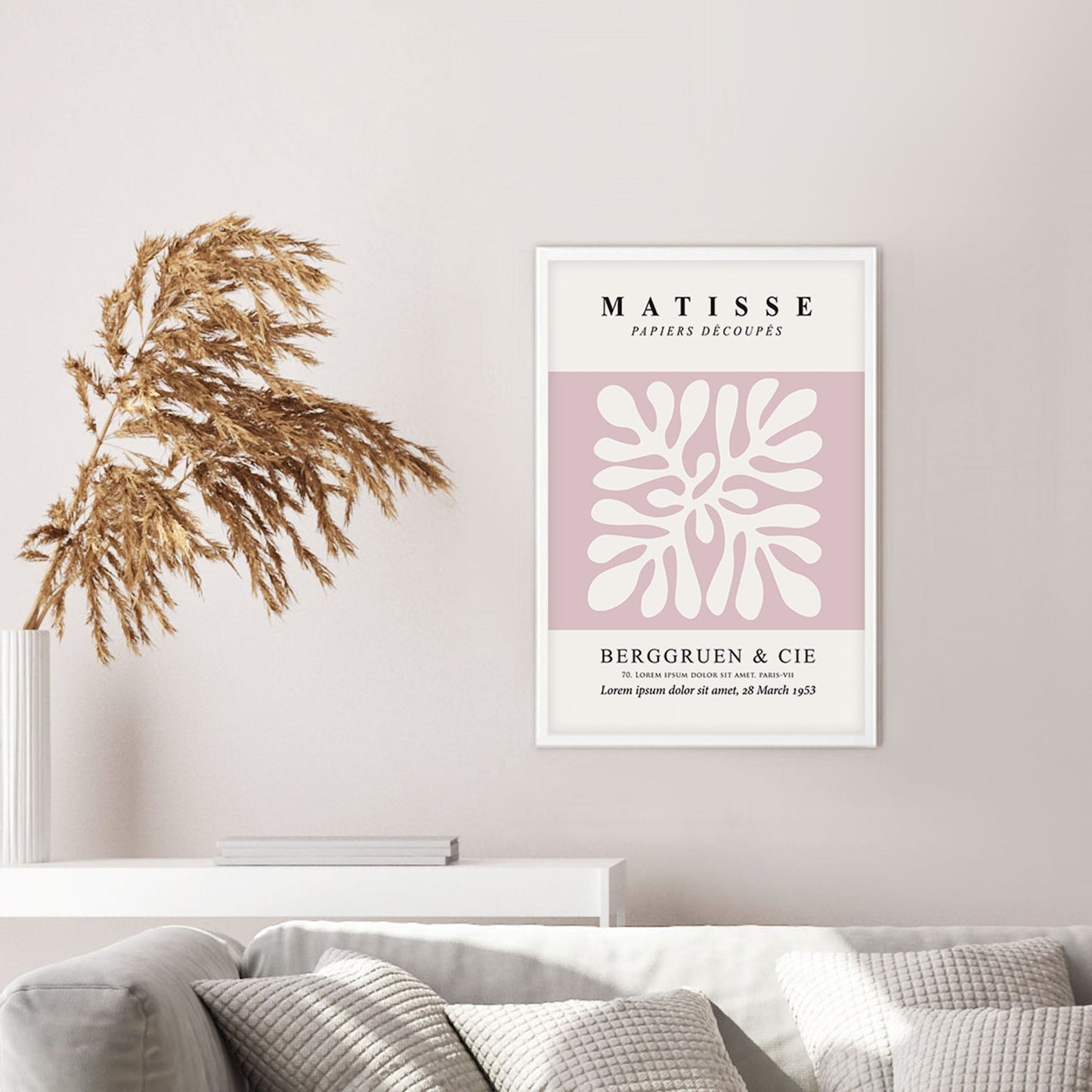 Ethan Taylor 'Matisse Botanical Blush' Framed Art Print