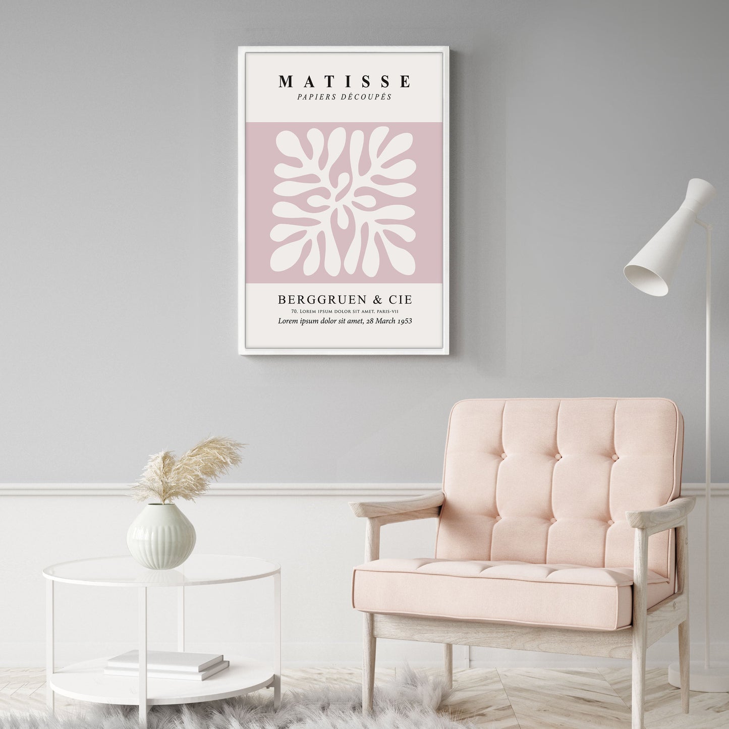 Ethan Taylor 'Matisse Botanical Blush' Framed Art Print