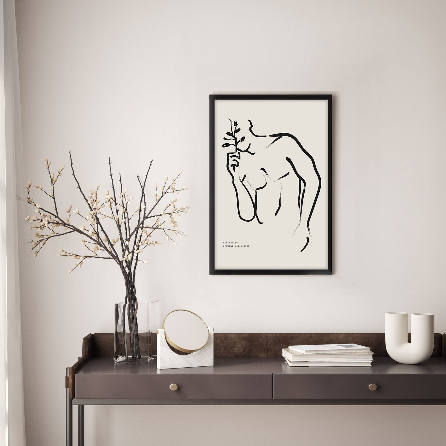 Ethan Taylor 'Male Figure' Framed Art Print