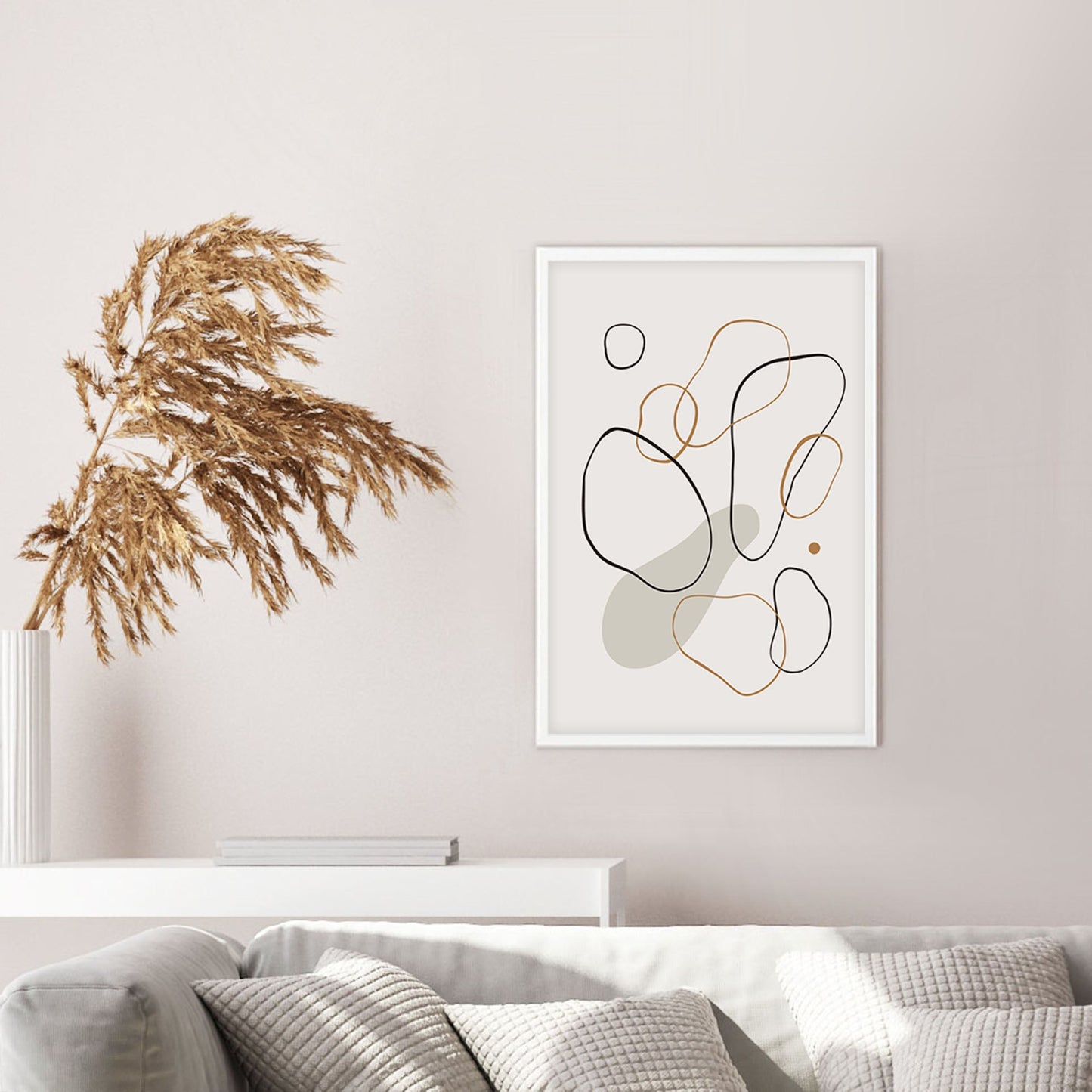 Ethan Taylor 'Abstract Ovals' Framed Art Print