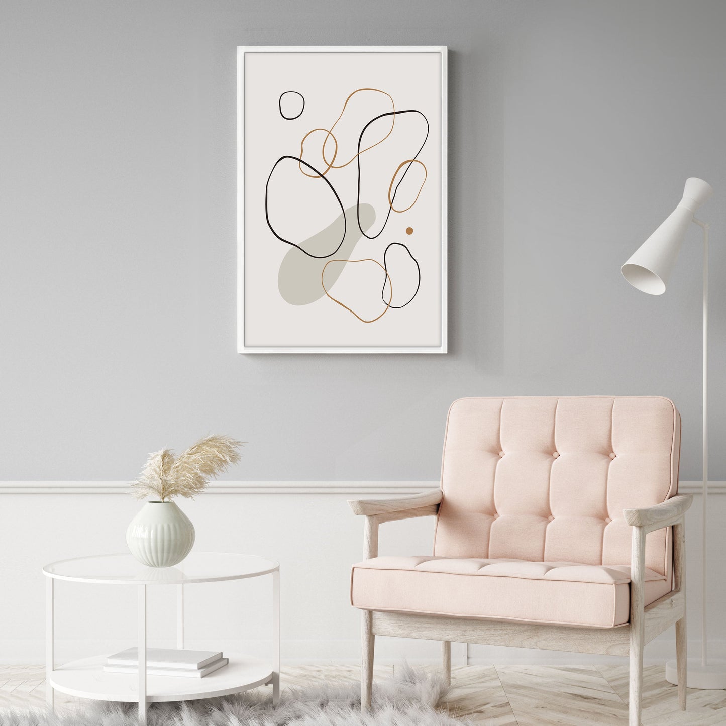 Ethan Taylor 'Abstract Ovals' Framed Art Print