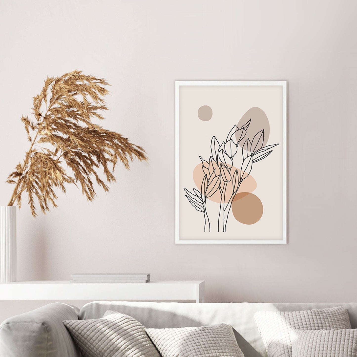 Ethan Taylor 'Beige Botanicals' Framed Art Print