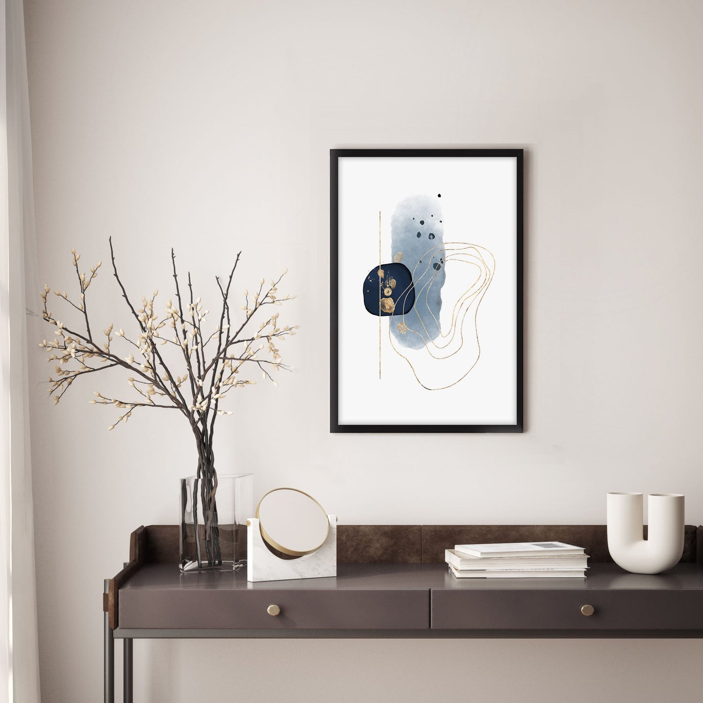 Ethan Taylor 'Abstract Minimalist III' Framed Art Print