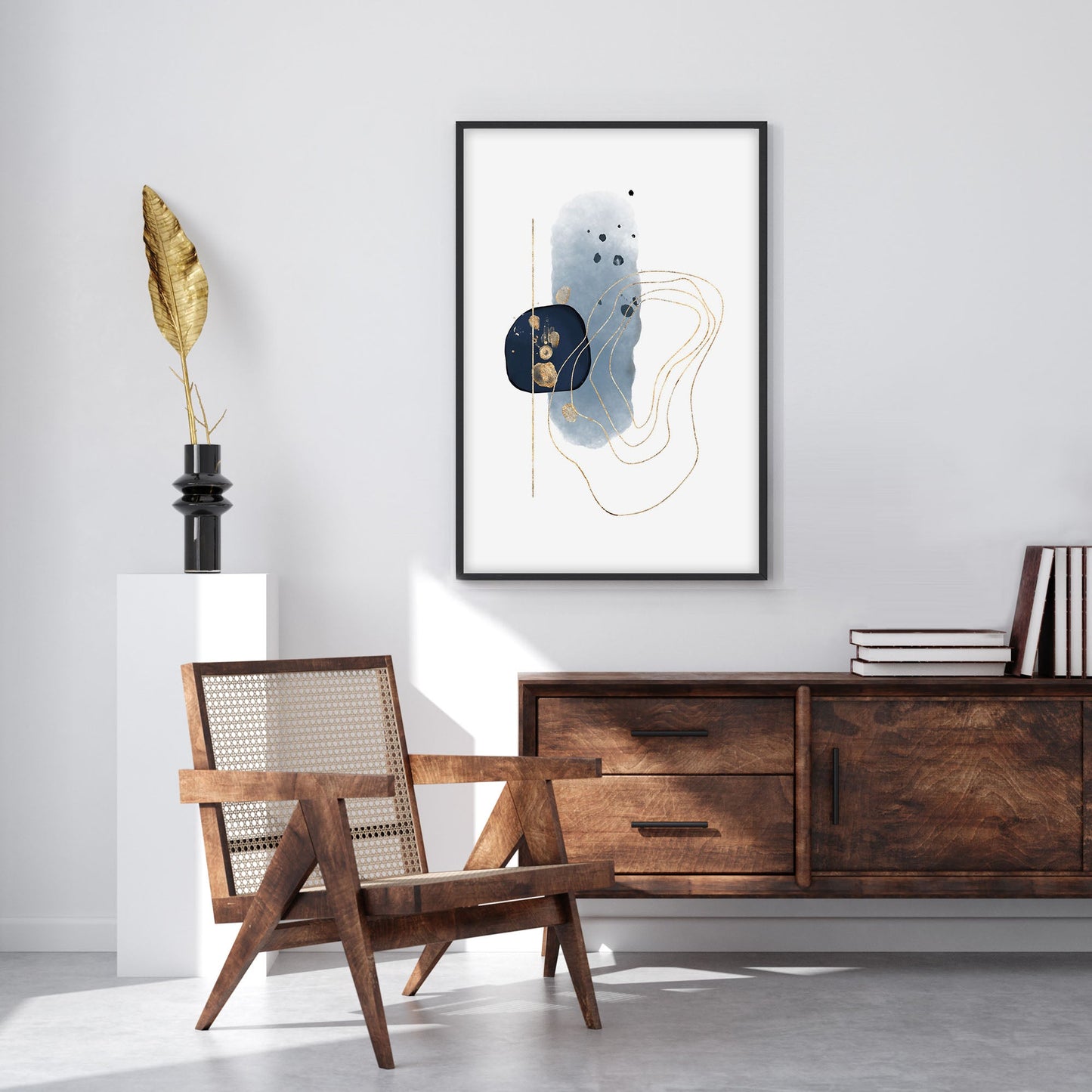 Ethan Taylor 'Abstract Minimalist III' Framed Art Print