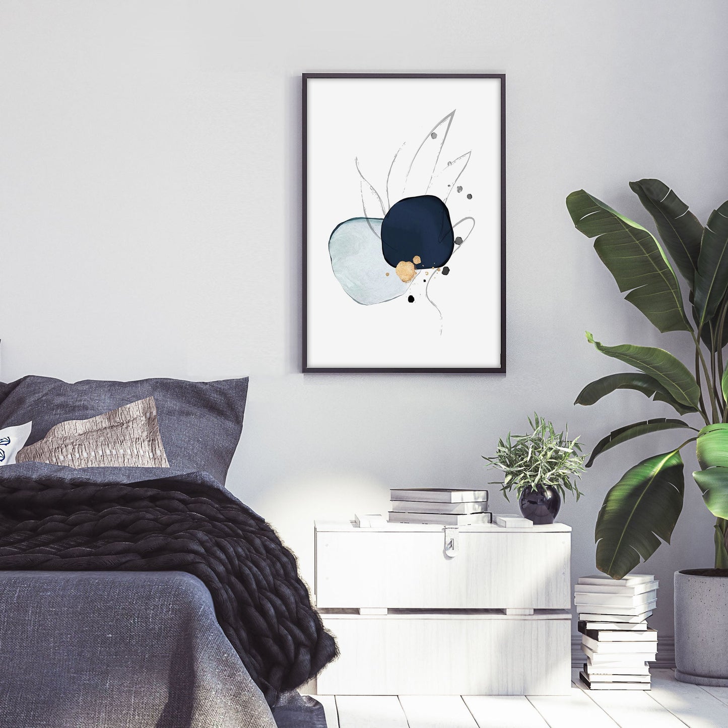 Ethan Taylor 'Abstract Minimalist IV' Framed Art Print