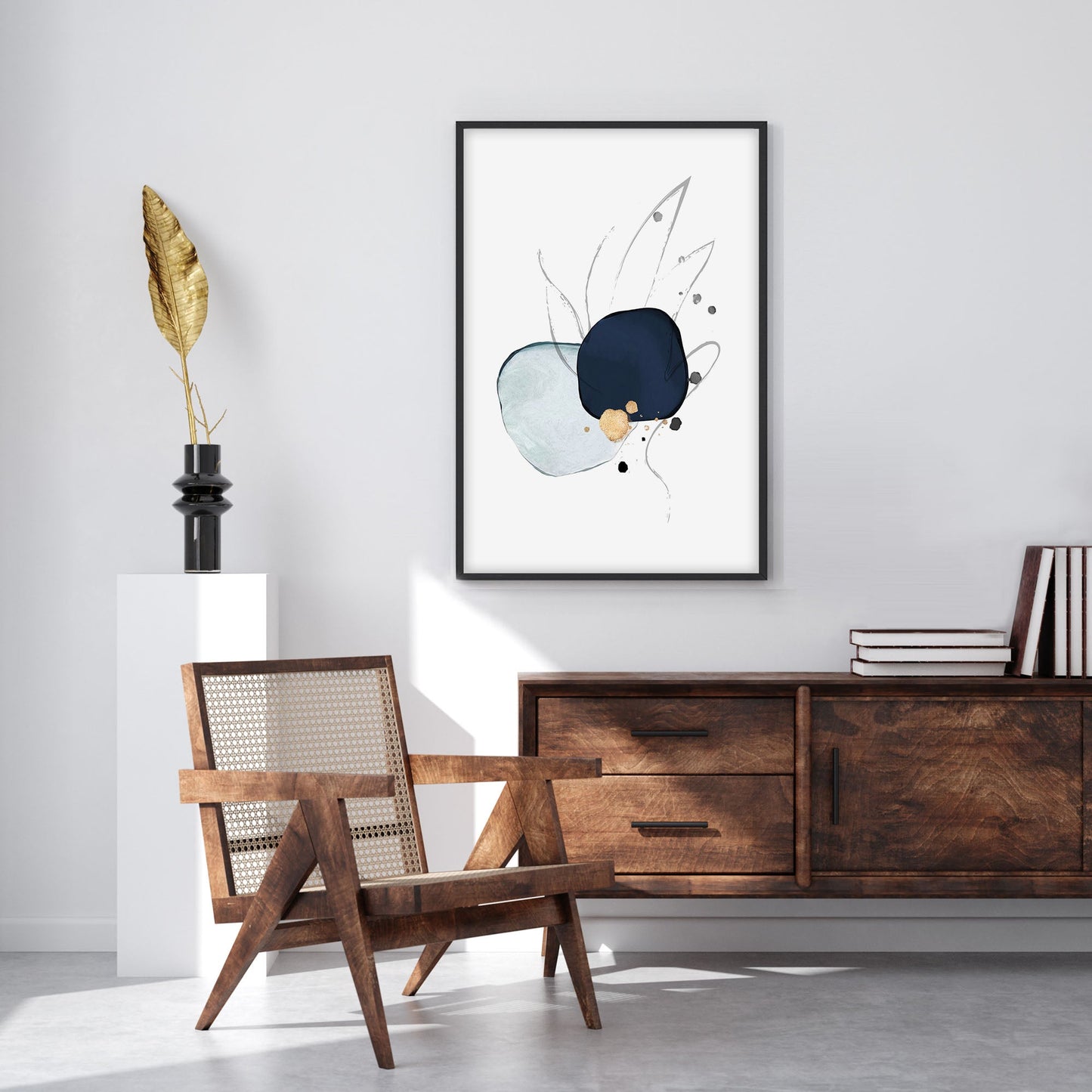 Ethan Taylor 'Abstract Minimalist IV' Framed Art Print