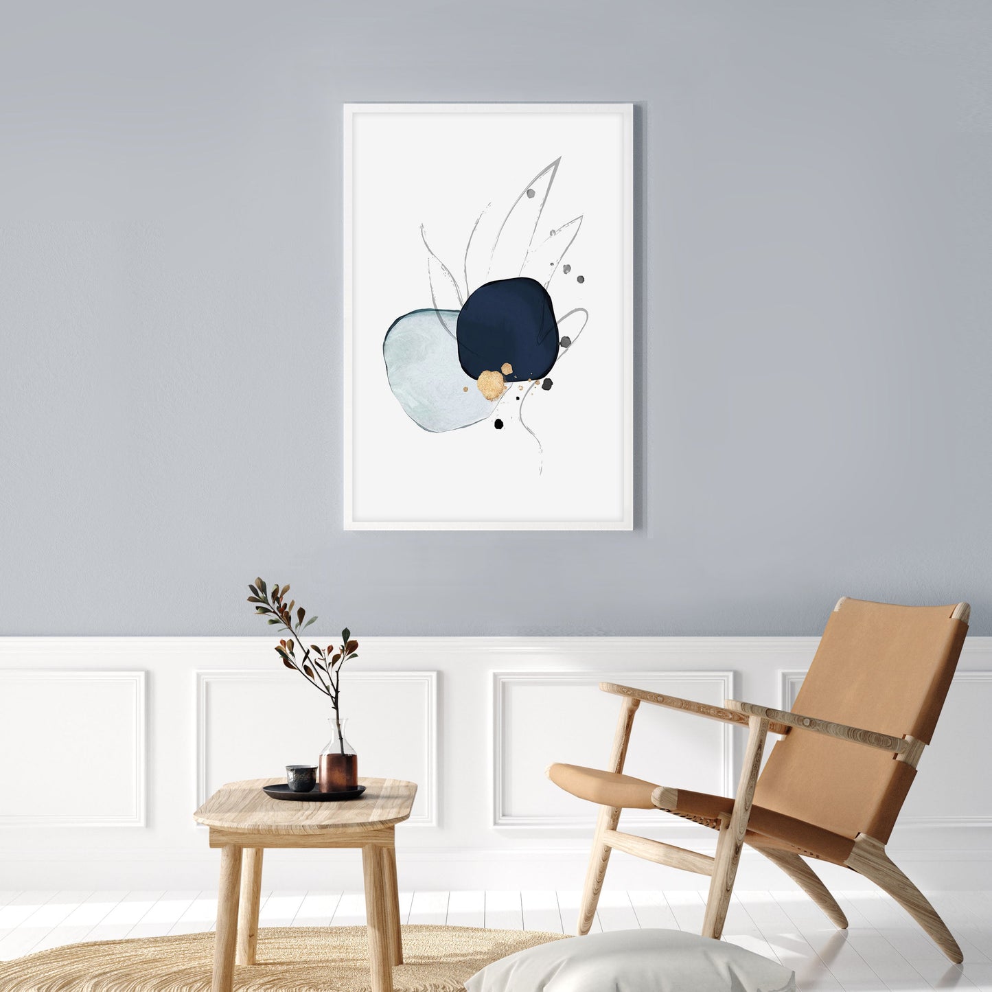 Ethan Taylor 'Abstract Minimalist IV' Framed Art Print