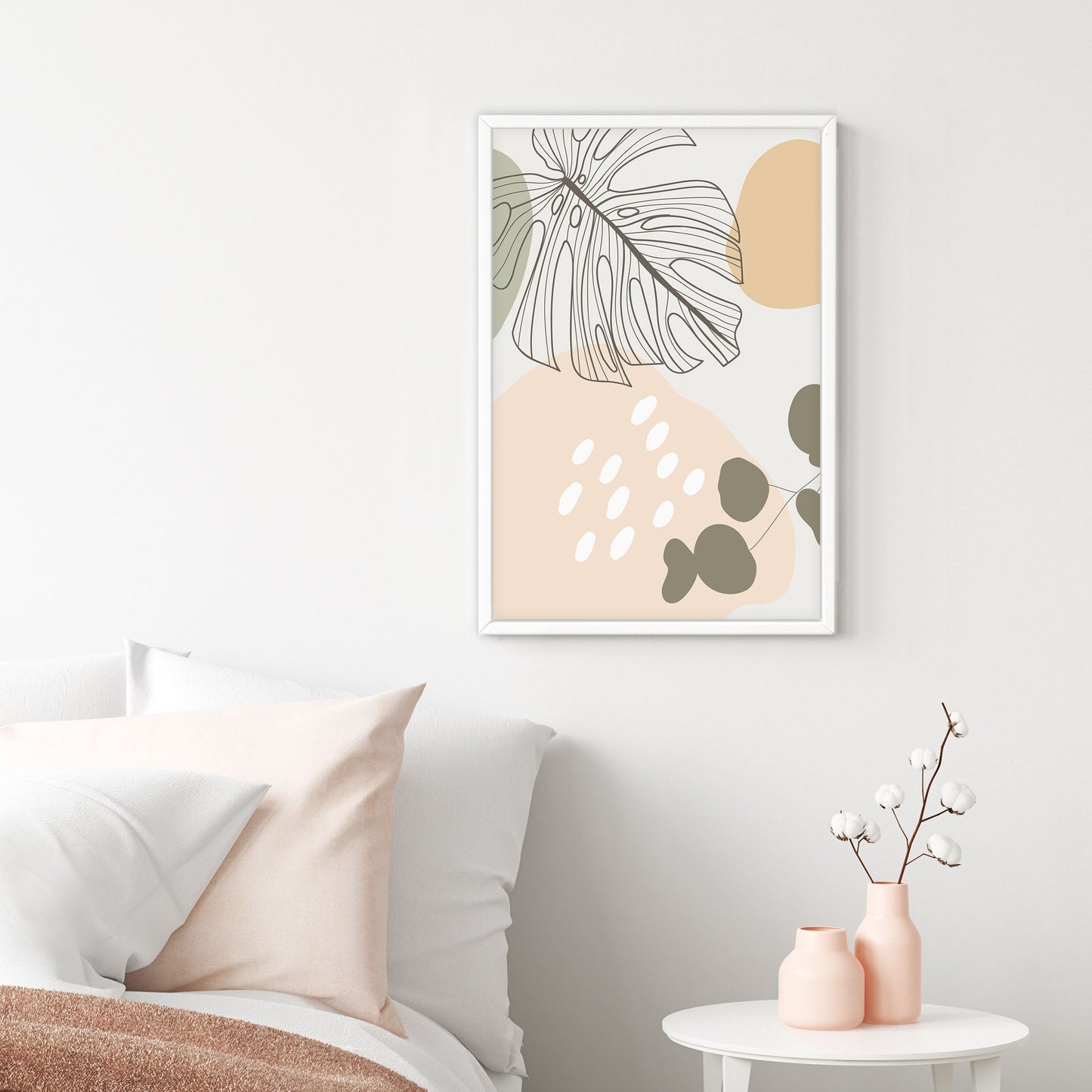 Ethan Taylor 'Retro Leaves II' Framed Art Print