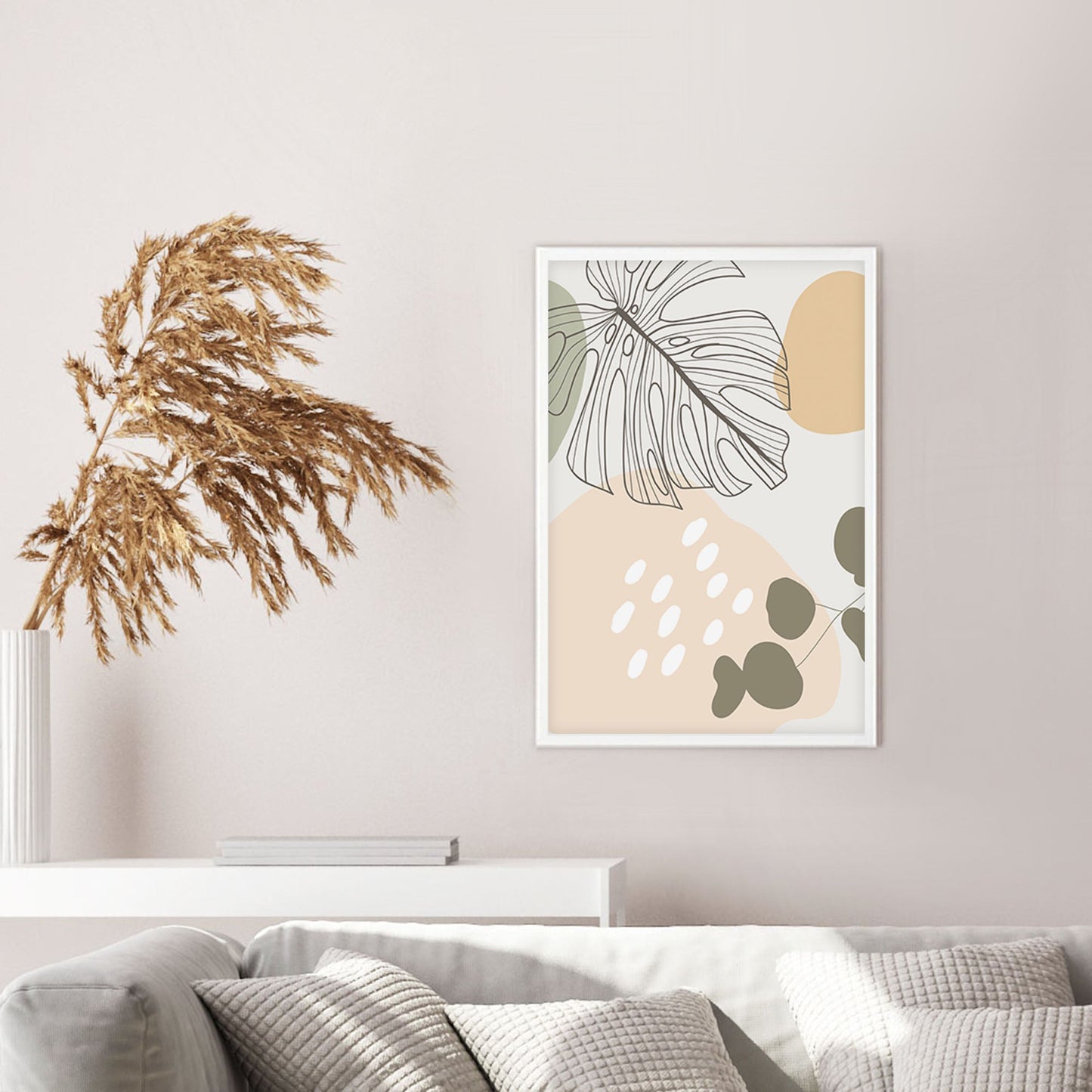 Ethan Taylor 'Retro Leaves II' Framed Art Print