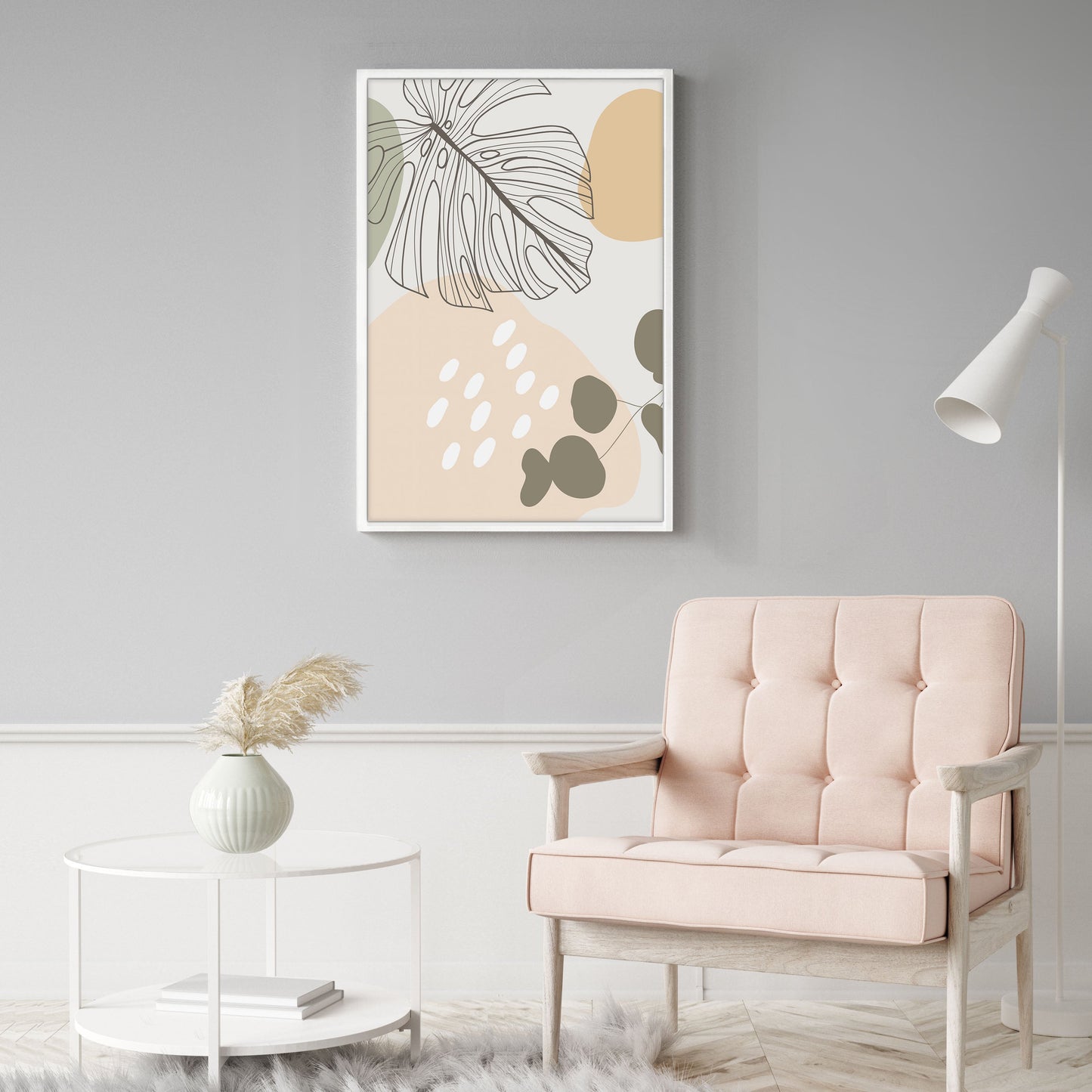 Ethan Taylor 'Retro Leaves II' Framed Art Print