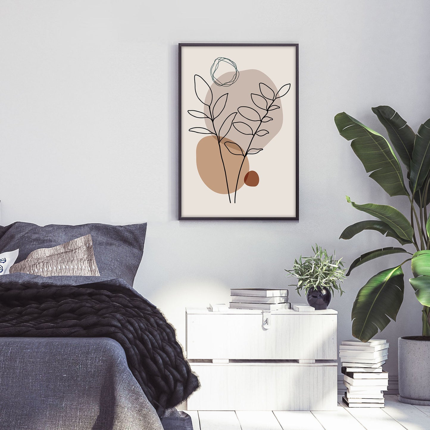 Ethan Taylor 'Two Leaves' Framed Art Print