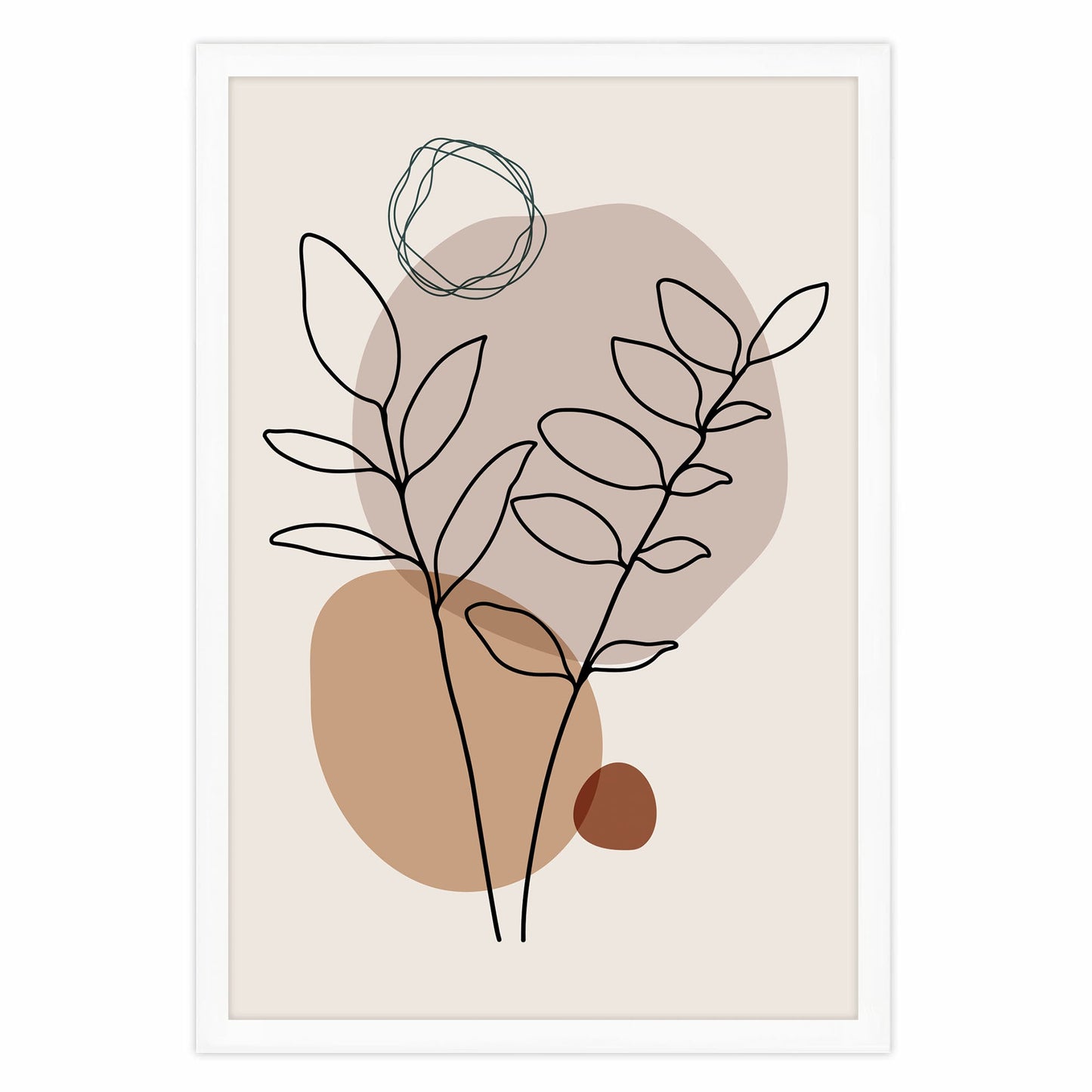 Ethan Taylor 'Two Leaves' Framed Art Print