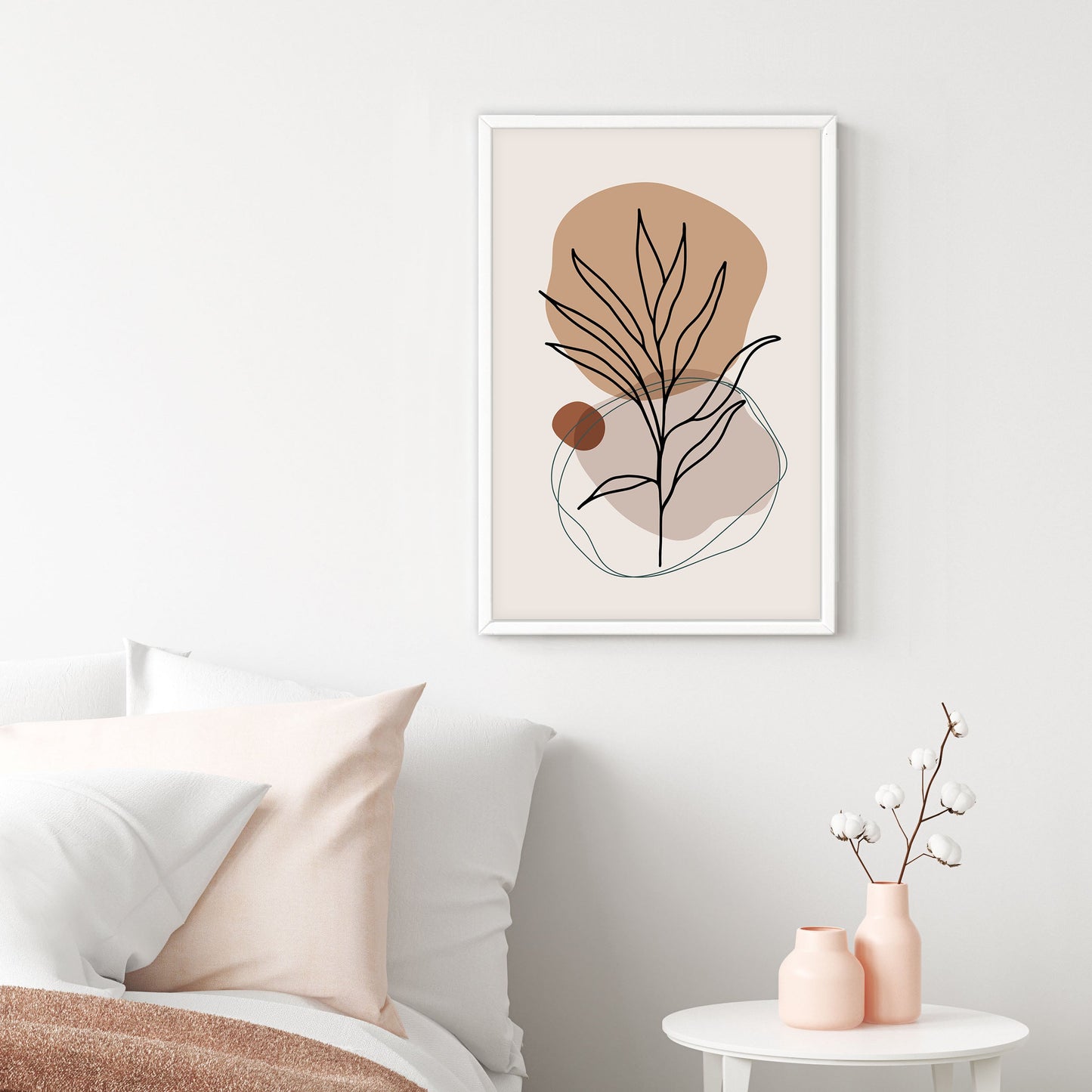 Ethan Taylor 'Leaf Boho' Framed Art Print