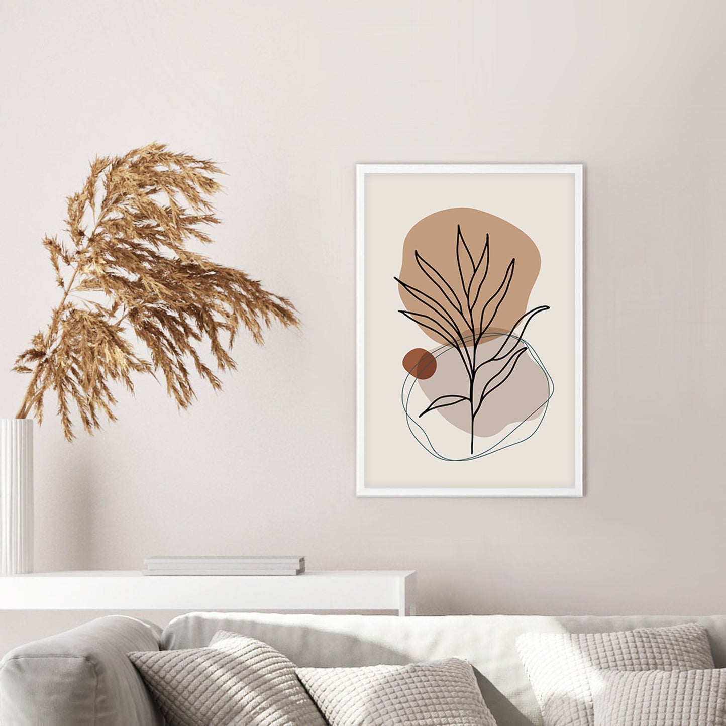 Ethan Taylor 'Leaf Boho' Framed Art Print