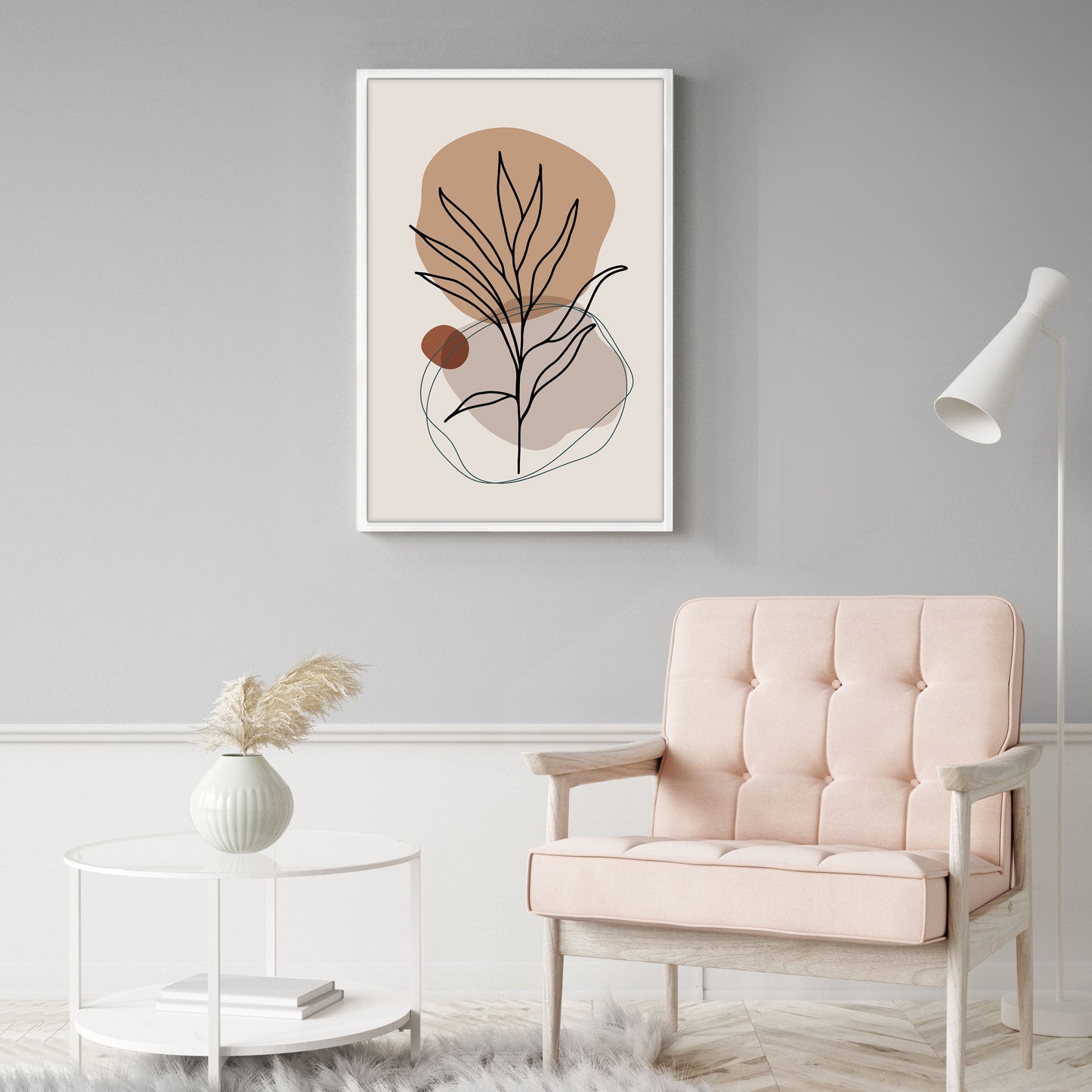 Ethan Taylor 'Leaf Boho' Framed Art Print