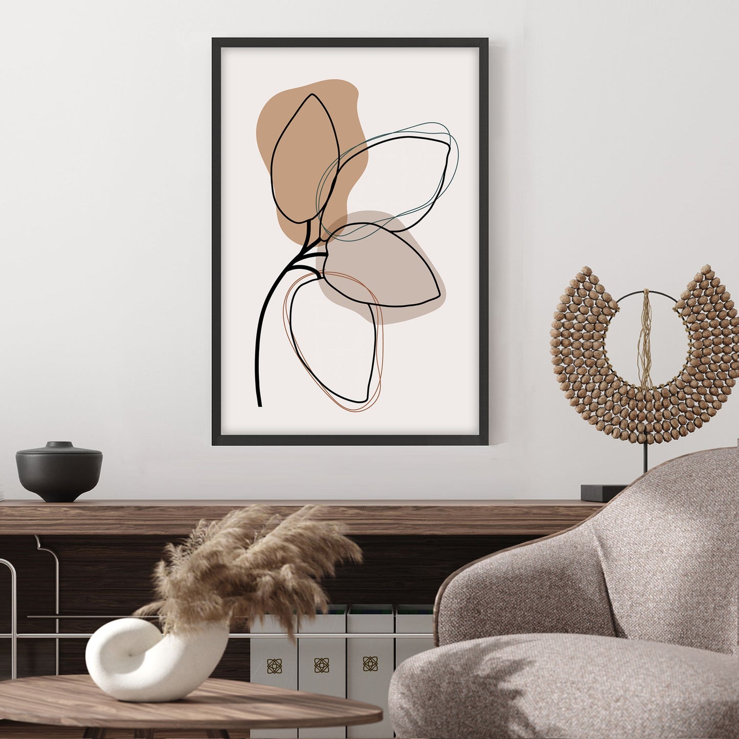 Ethan Taylor 'Bohemian Leaf' Framed Art Print