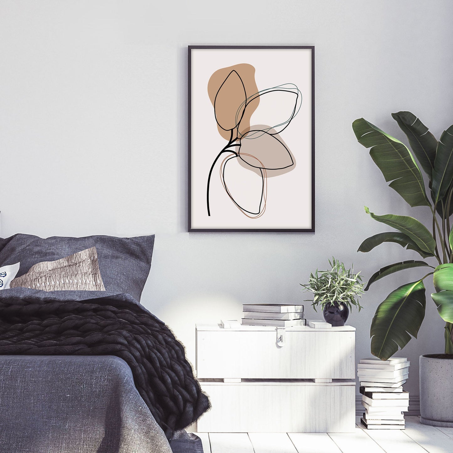 Ethan Taylor 'Bohemian Leaf' Framed Art Print