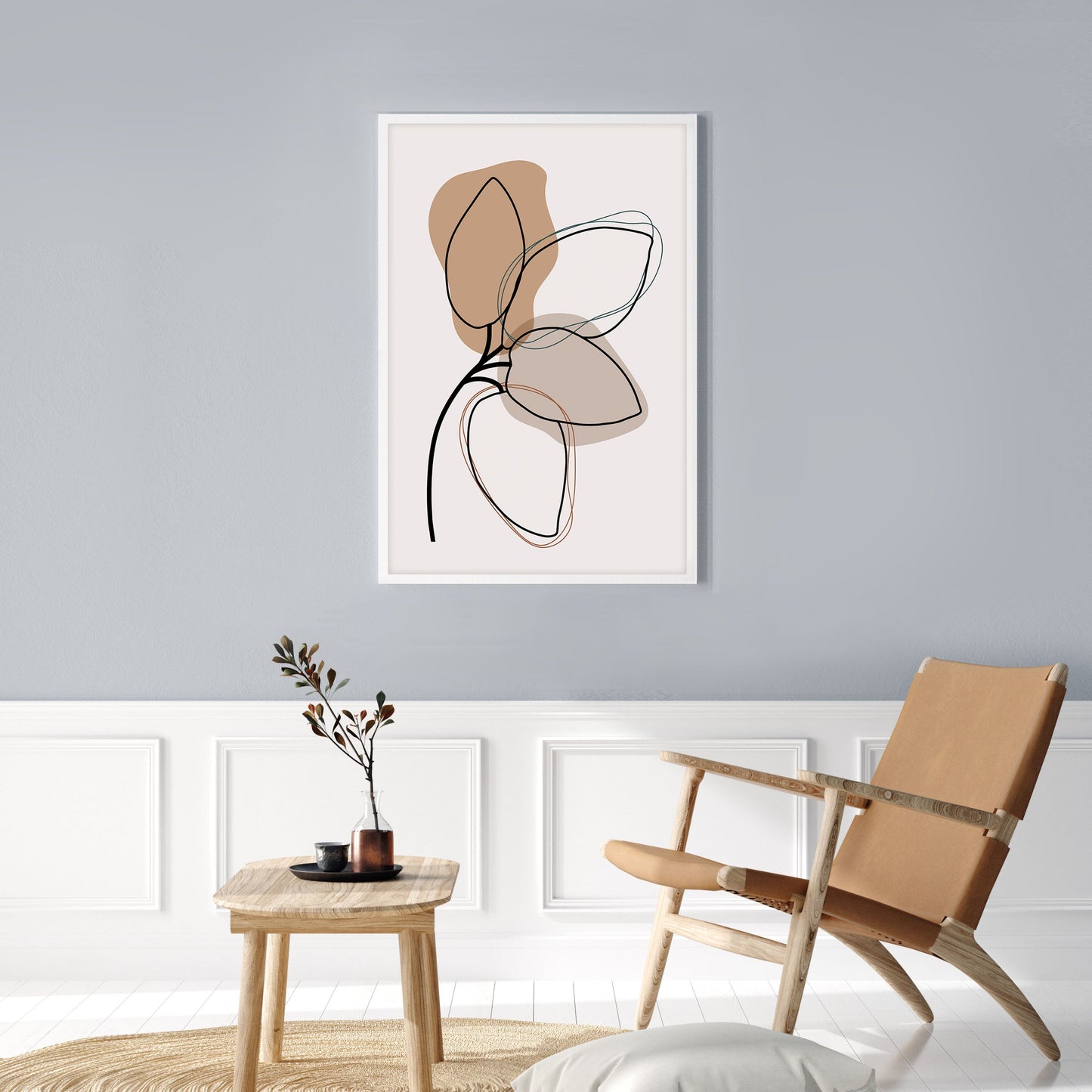 Ethan Taylor 'Bohemian Leaf' Framed Art Print