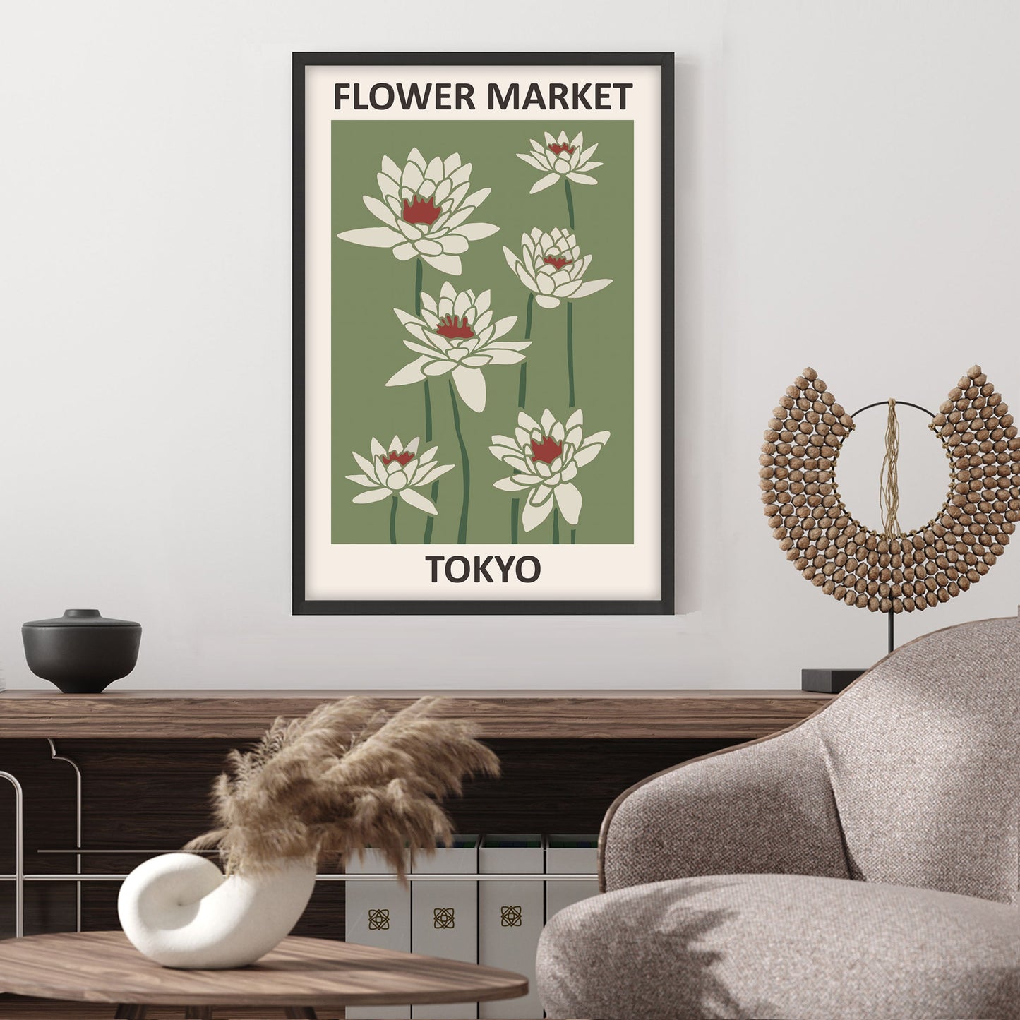 Ethan Taylor 'Flower Market Tokyo' Framed Art Print