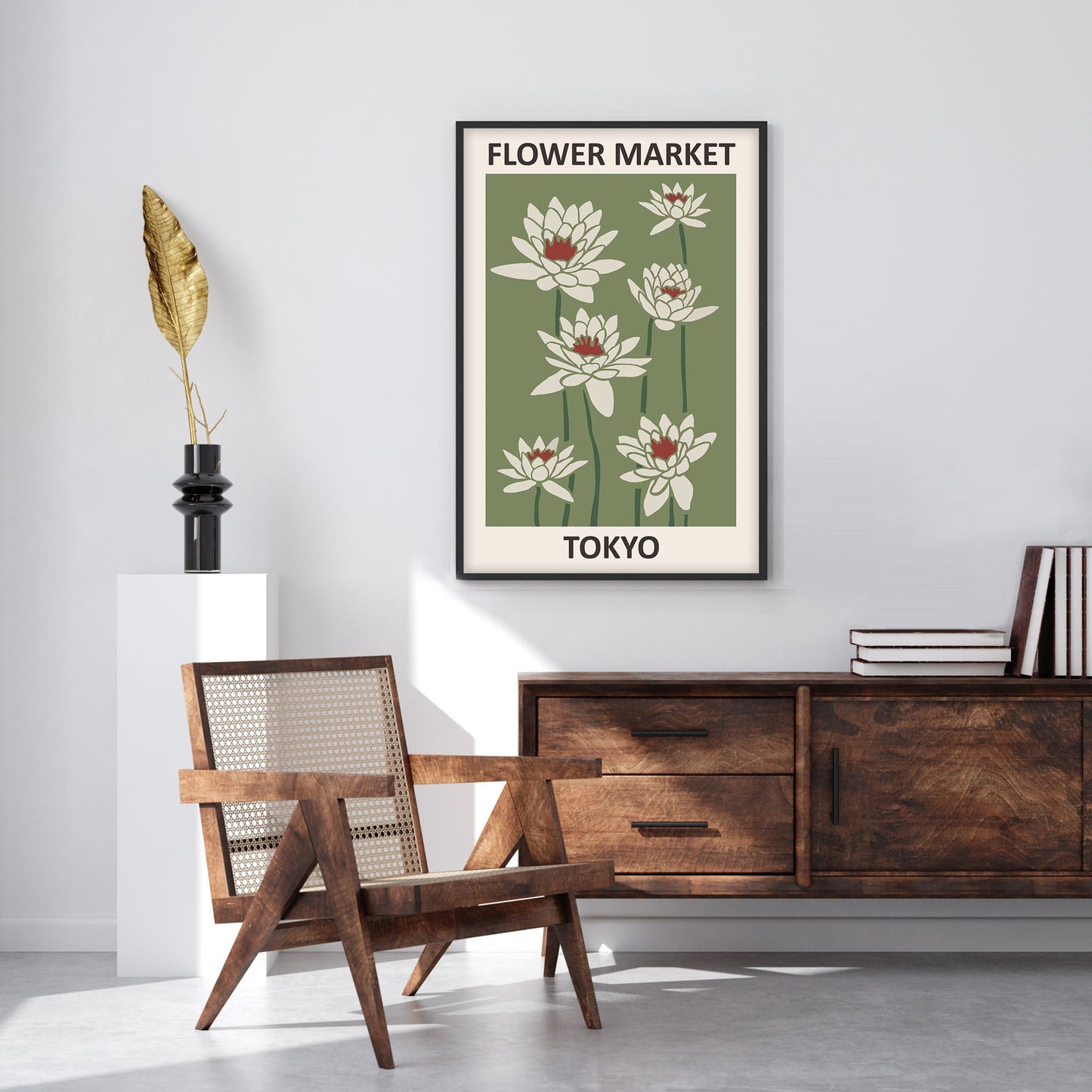 Ethan Taylor 'Flower Market Tokyo' Framed Art Print