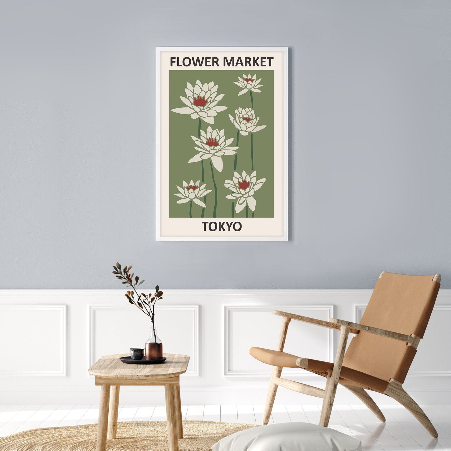 Ethan Taylor 'Flower Market Tokyo' Framed Art Print