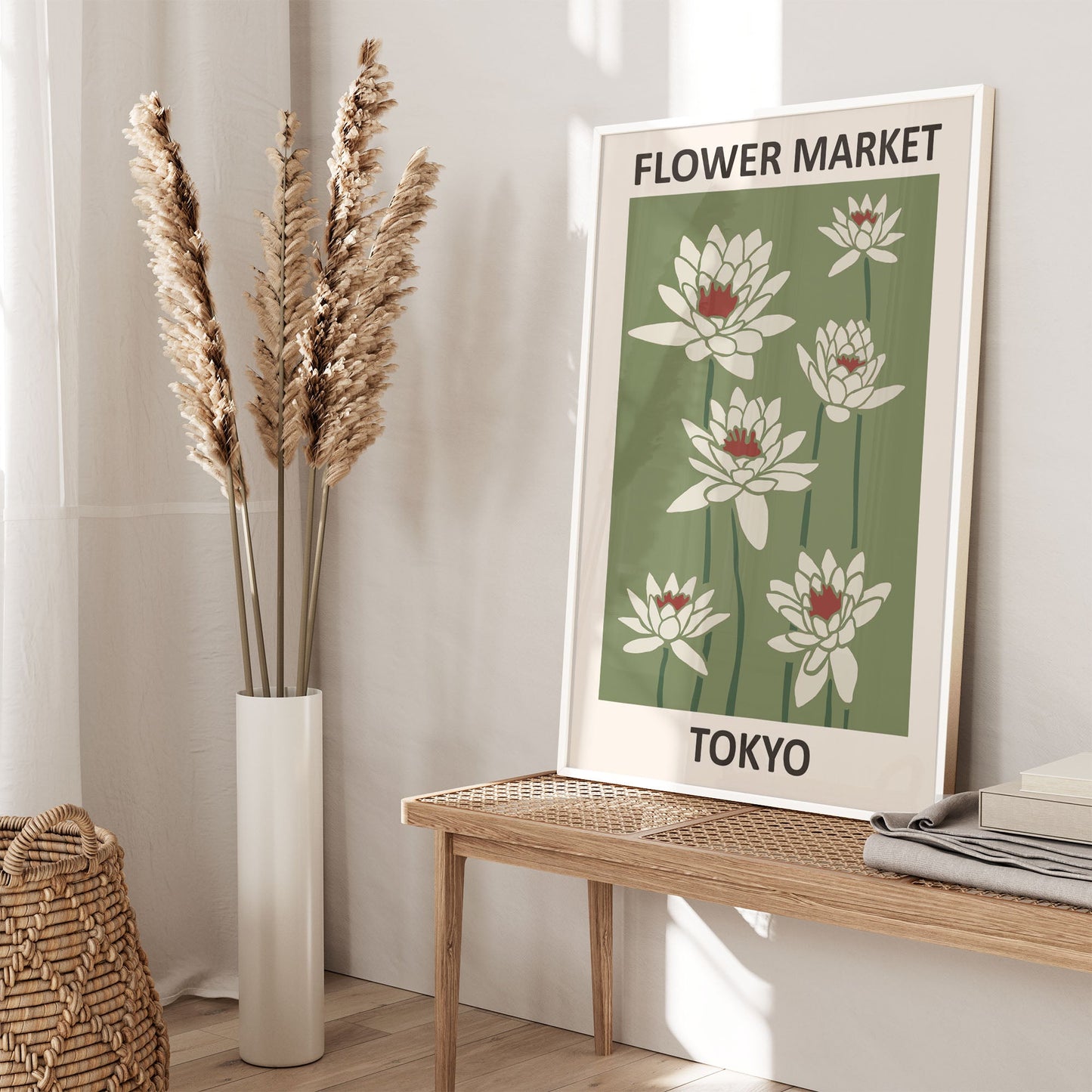 Ethan Taylor 'Flower Market Tokyo' Framed Art Print