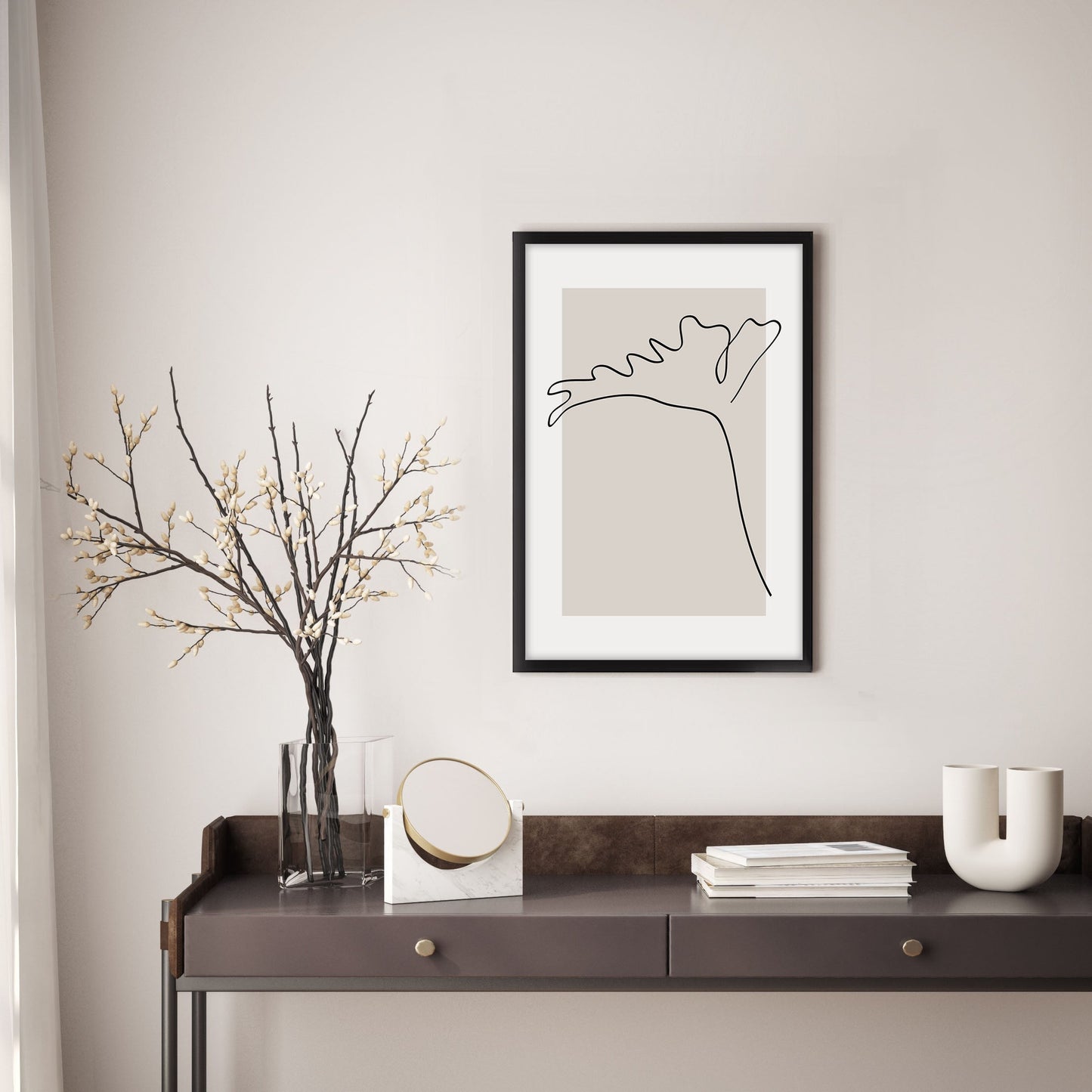 Ethan Taylor 'Botanical Minimalist I' Framed Art Print