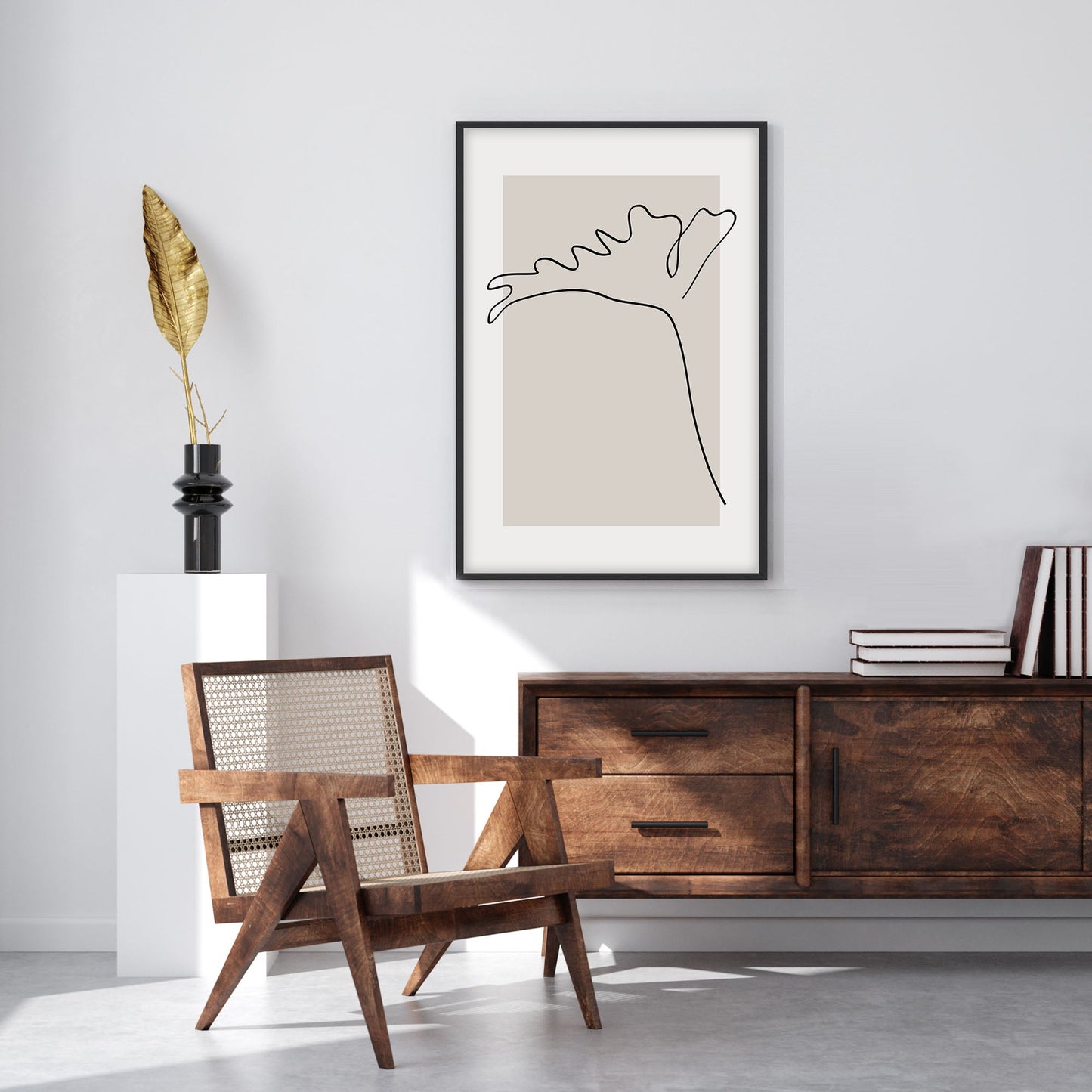 Ethan Taylor 'Botanical Minimalist I' Framed Art Print