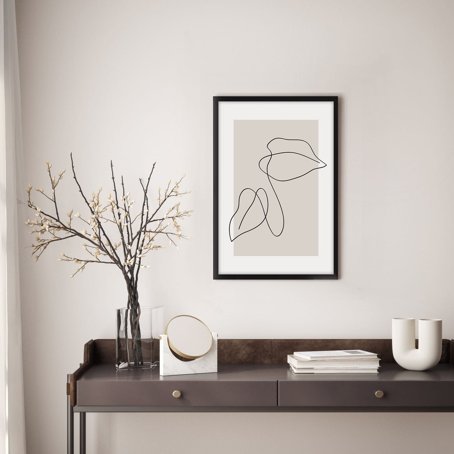 Ethan Taylor 'Botanical Minimalist II' Framed Art Print