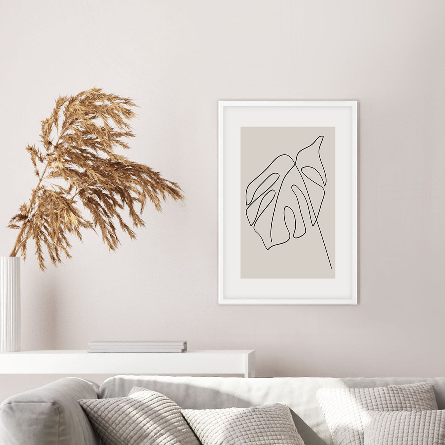 Ethan Taylor 'Botanical Minimalist Monstera' Framed Art Print