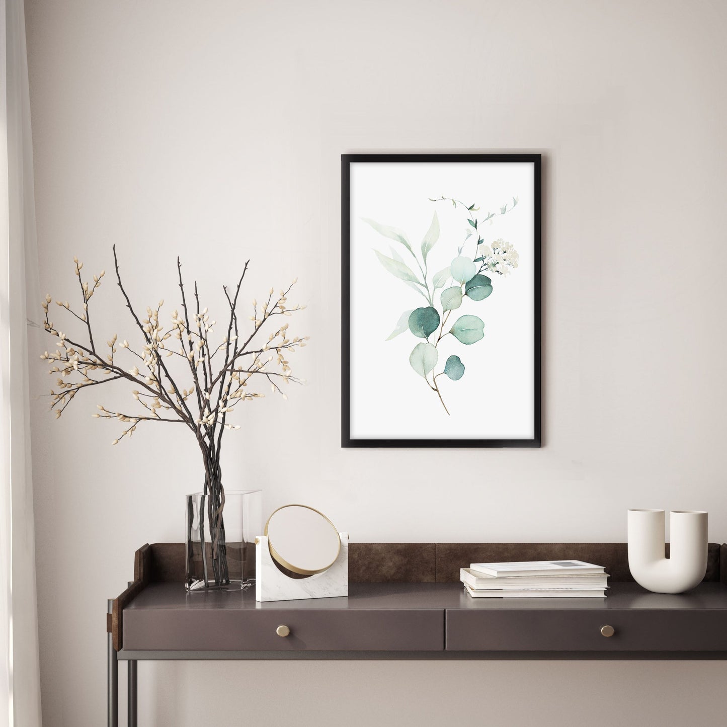 Ethan Taylor 'Watercolor Botanical I' Framed Art Print