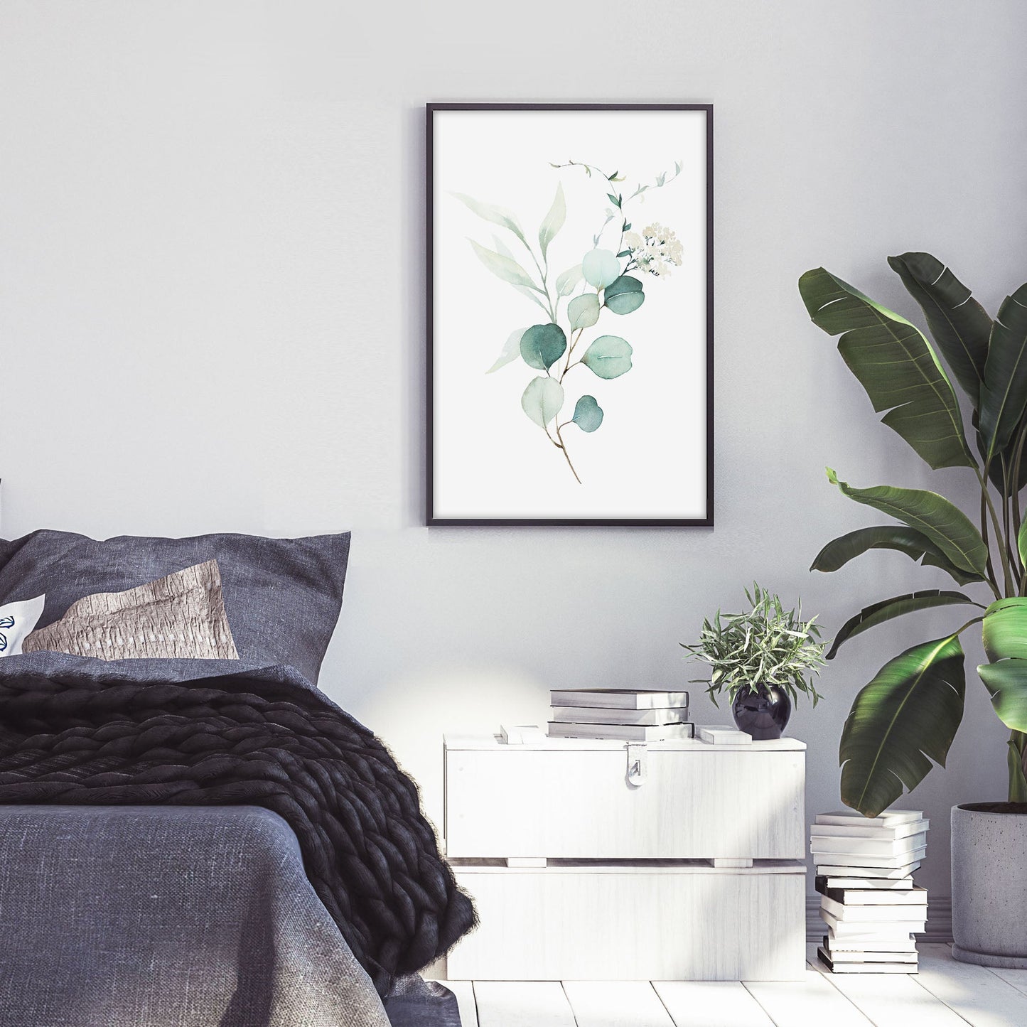 Ethan Taylor 'Watercolor Botanical I' Framed Art Print