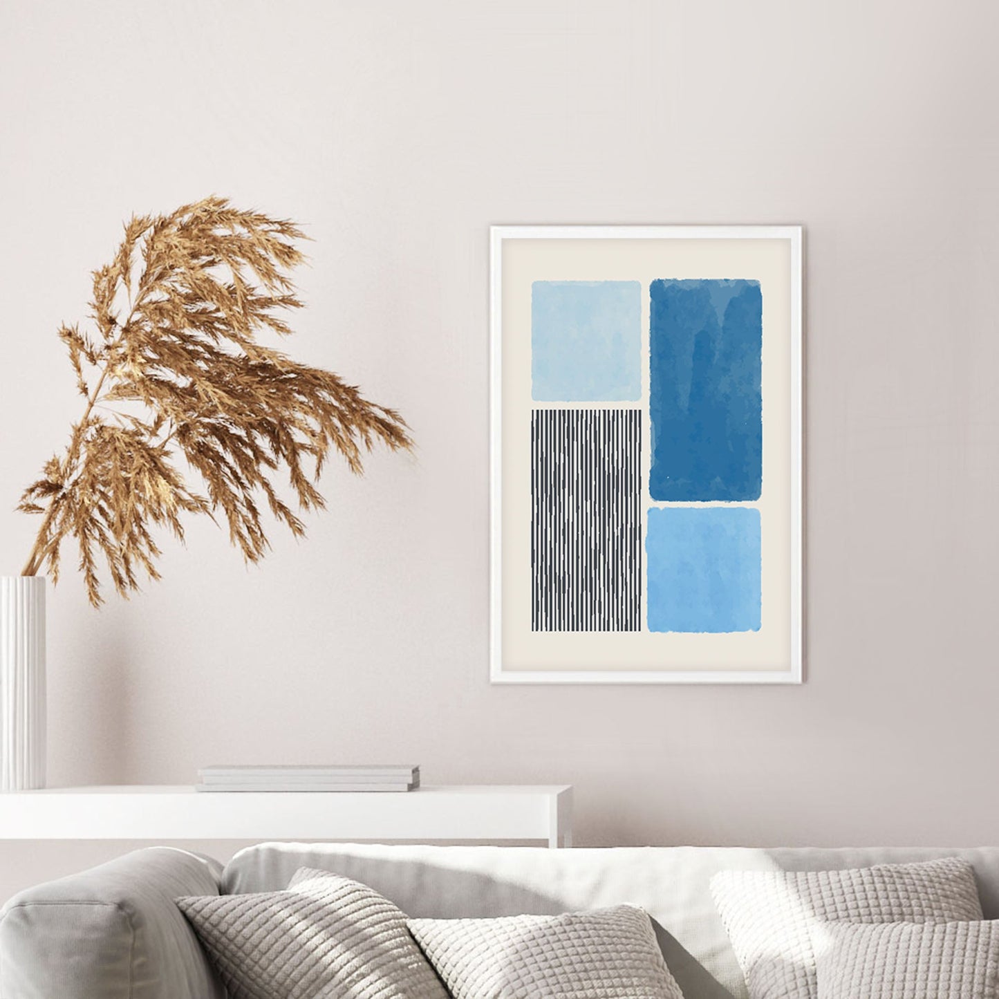 Ethan Taylor 'Color Palette Blue' Framed Art Print