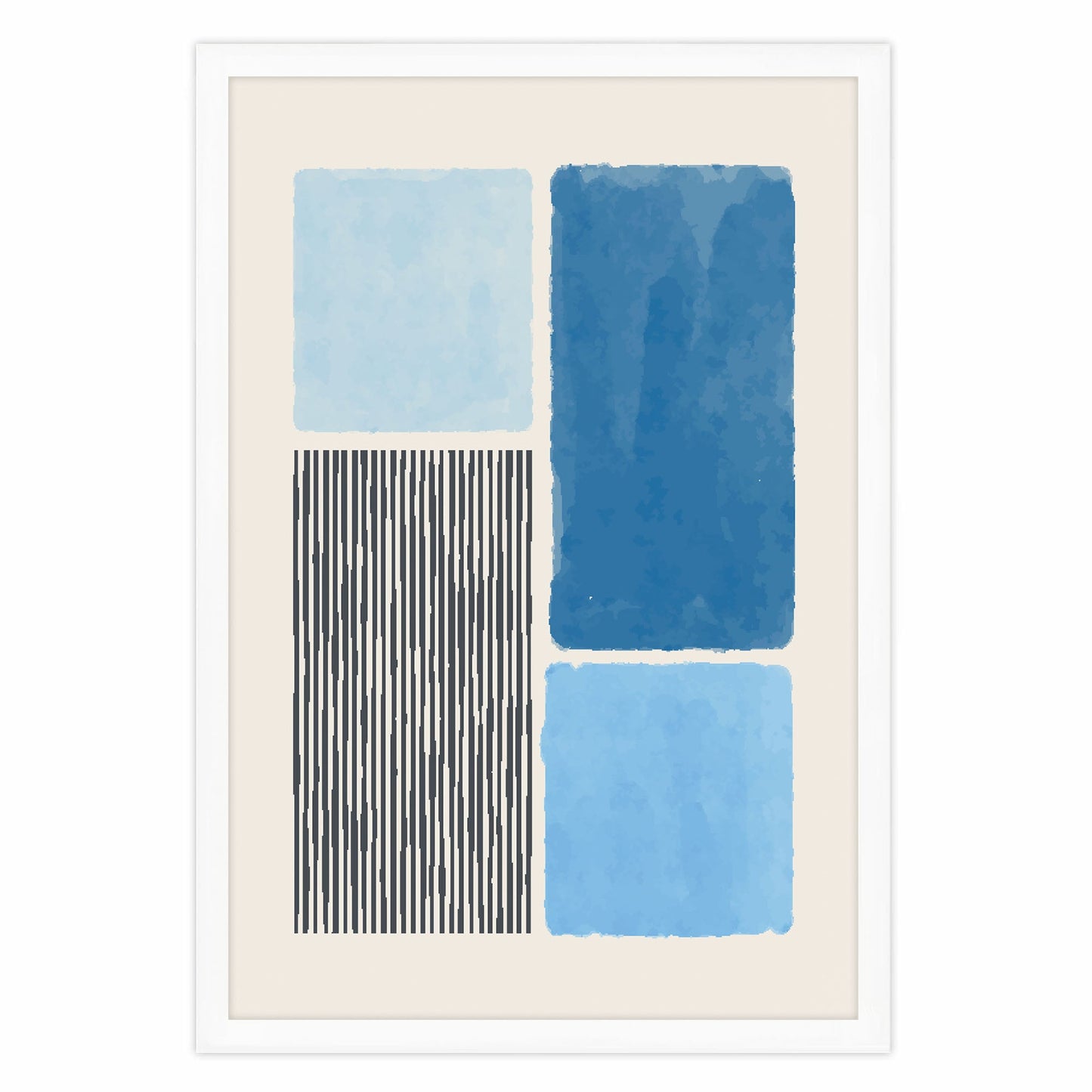 Ethan Taylor 'Color Palette Blue' Framed Art Print