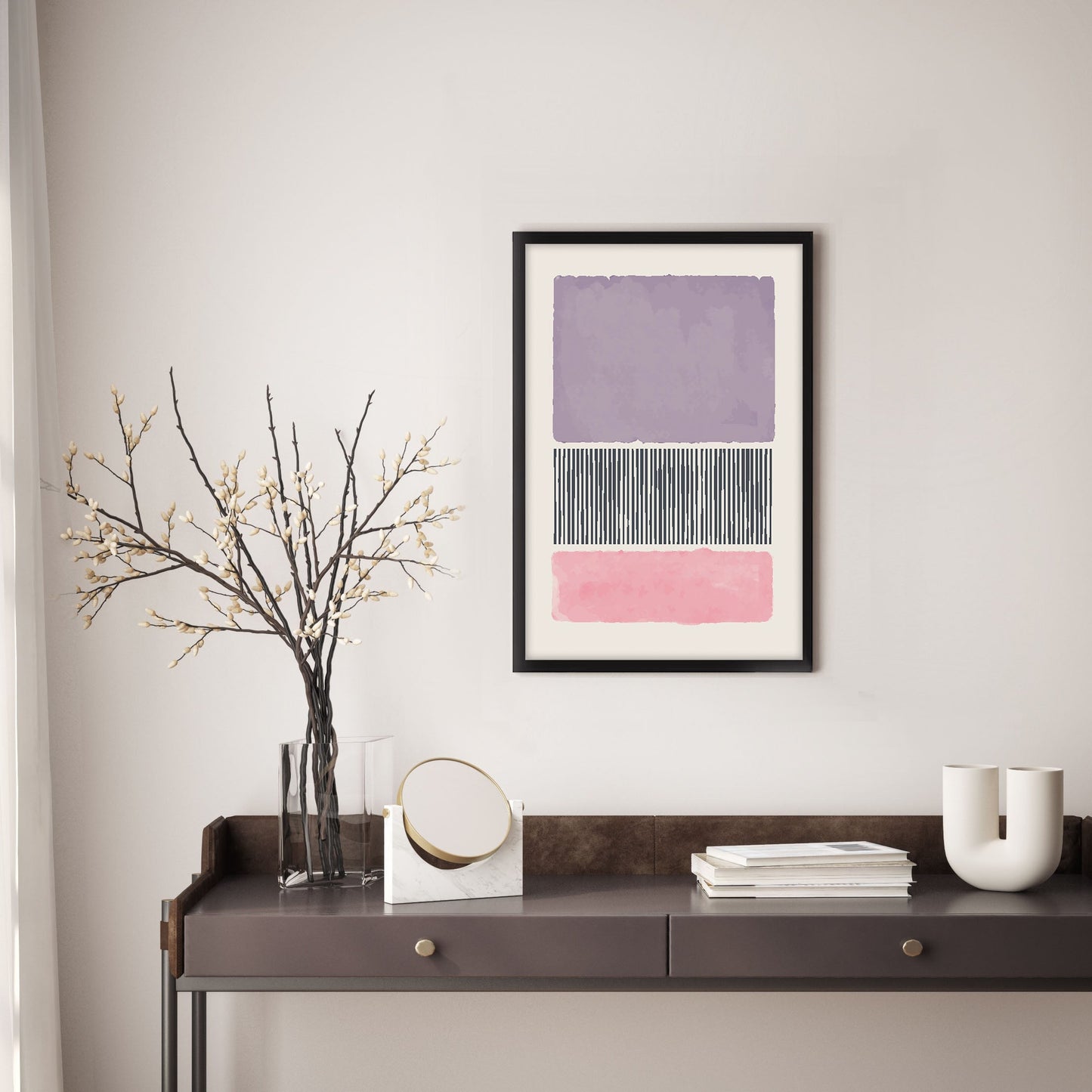 Ethan Taylor 'Color Palette Purple' Framed Art Print