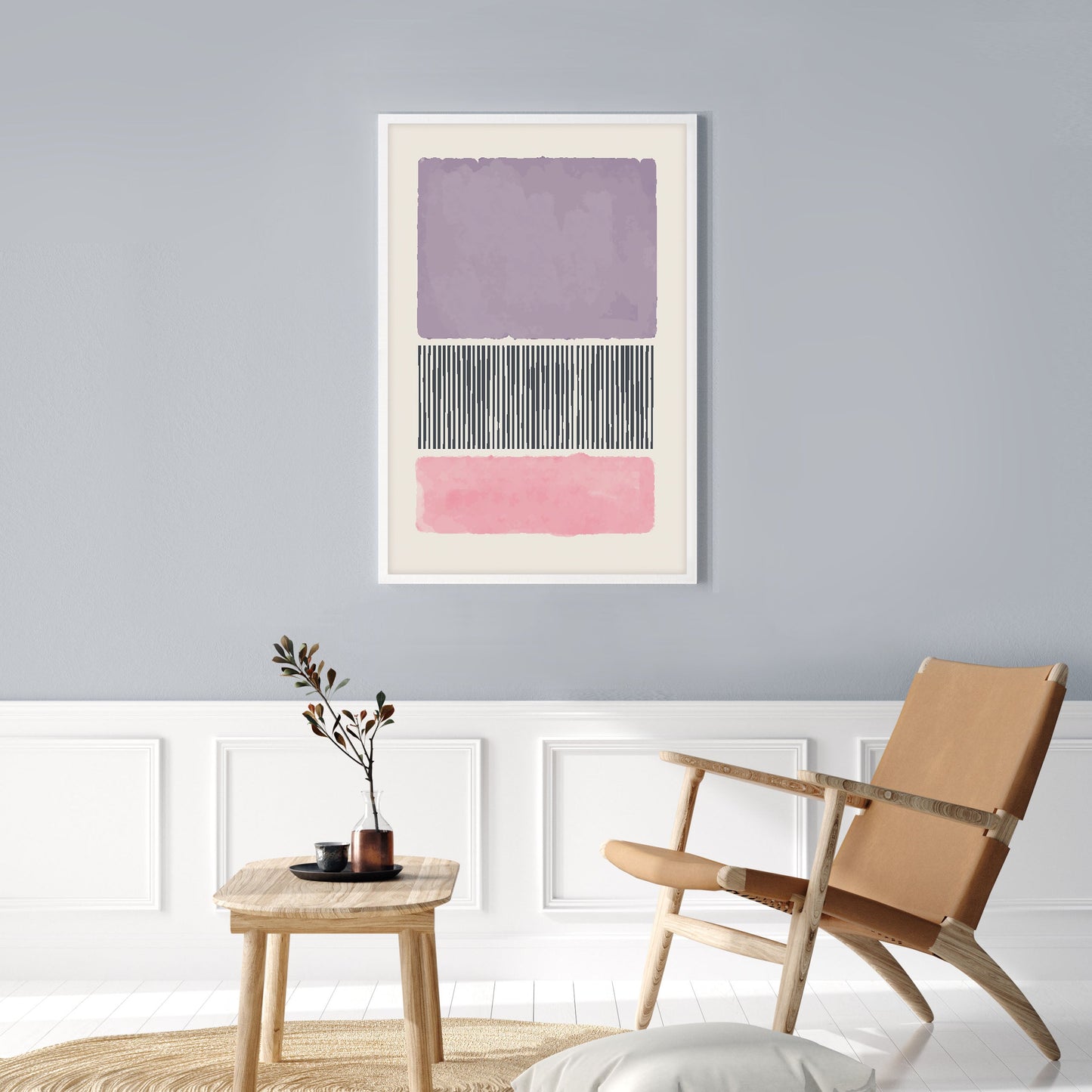 Ethan Taylor 'Color Palette Purple' Framed Art Print