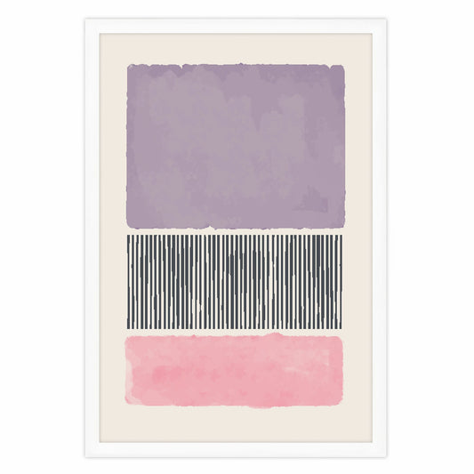 Ethan Taylor 'Color Palette Purple' Framed Art Print