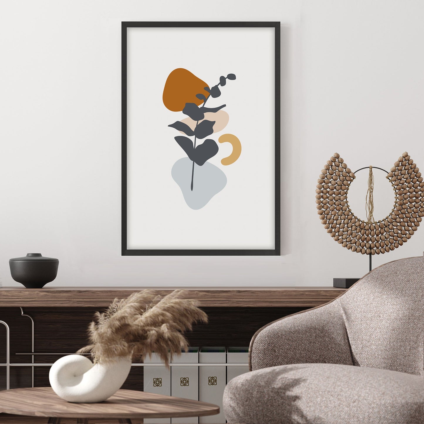 Ethan Taylor 'Minimalist Botanical I' Framed Art Print