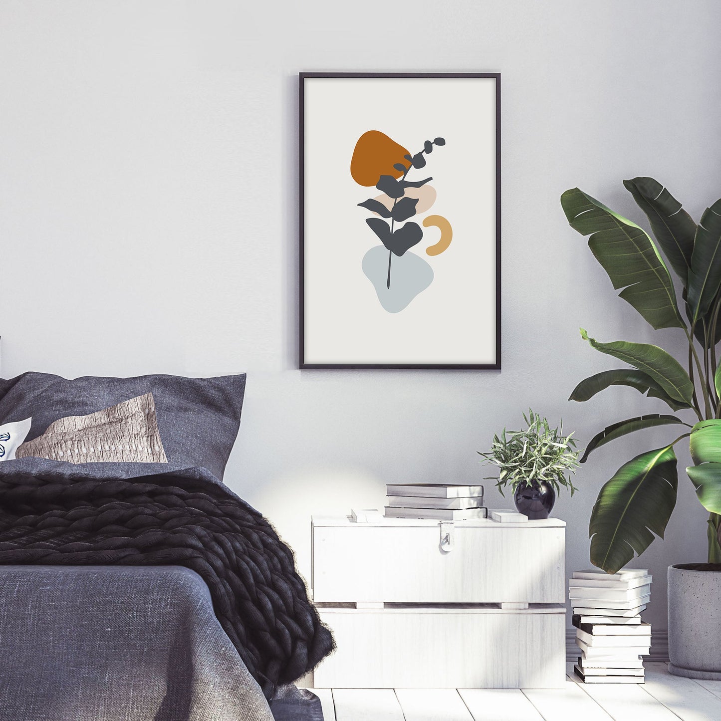 Ethan Taylor 'Minimalist Botanical I' Framed Art Print