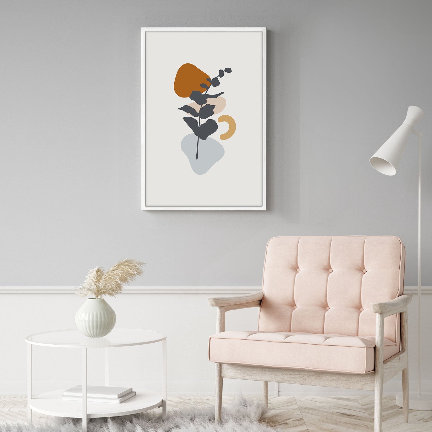 Ethan Taylor 'Minimalist Botanical I' Framed Art Print