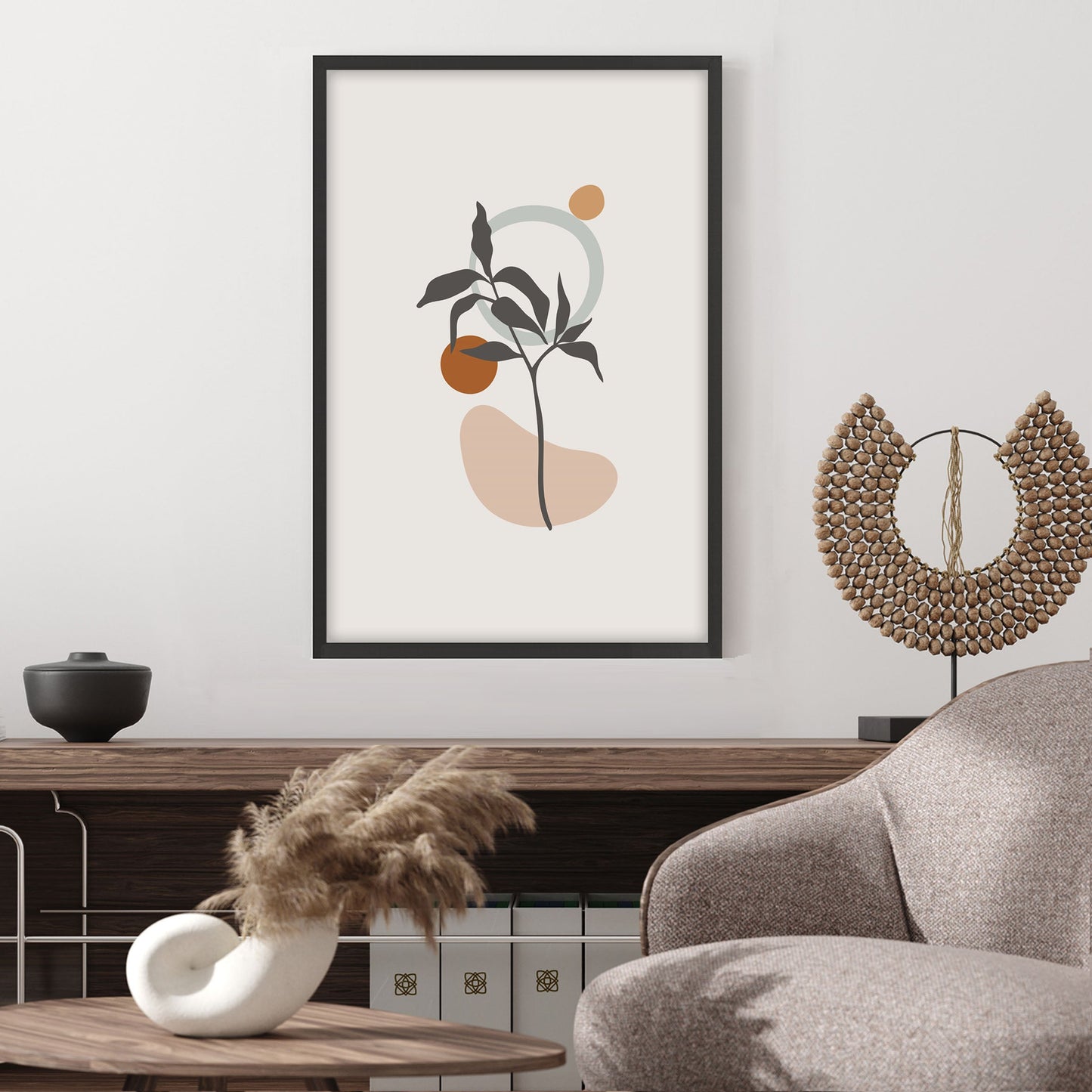 Ethan Taylor 'Minimalist Botanical II' Framed Art Print