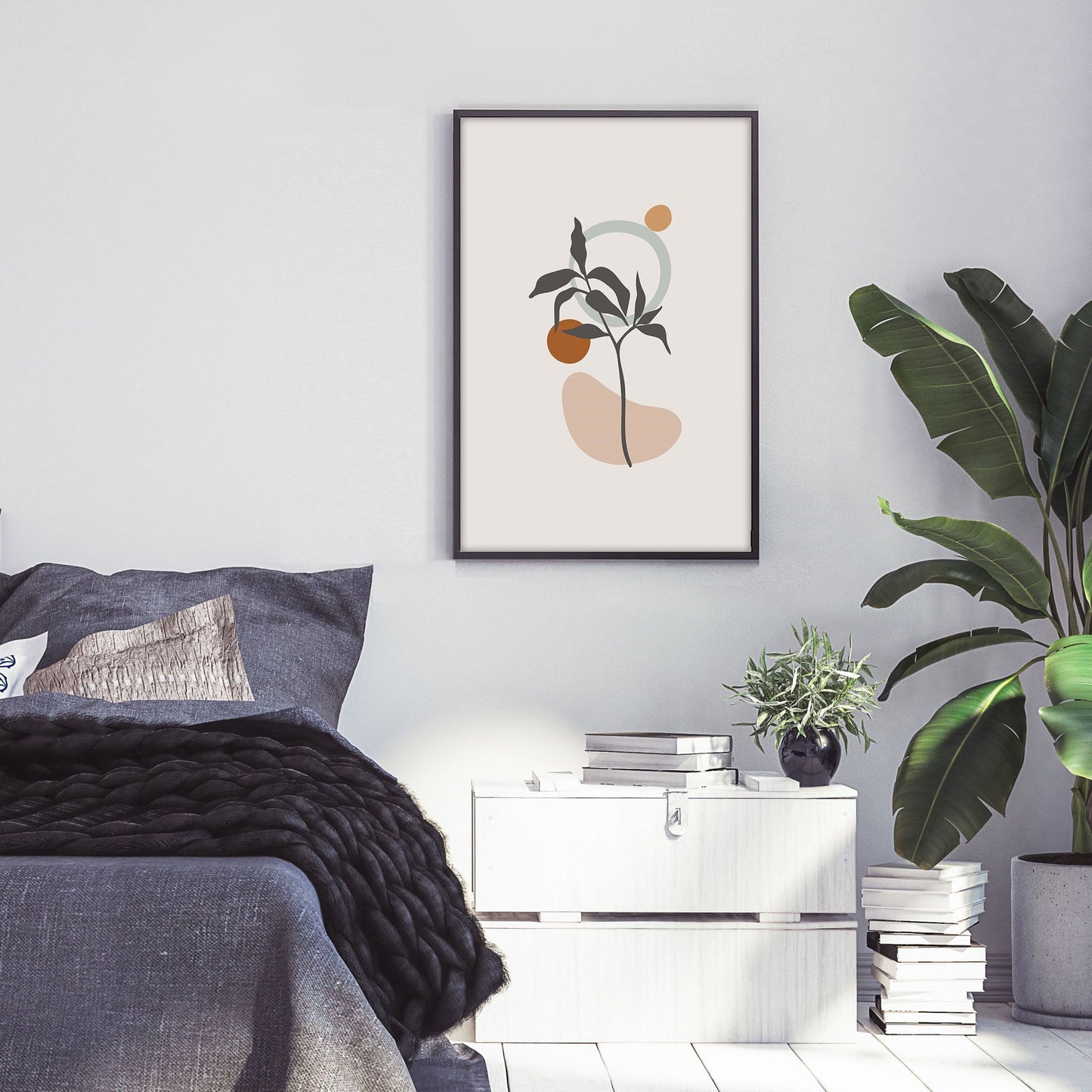 Ethan Taylor 'Minimalist Botanical II' Framed Art Print