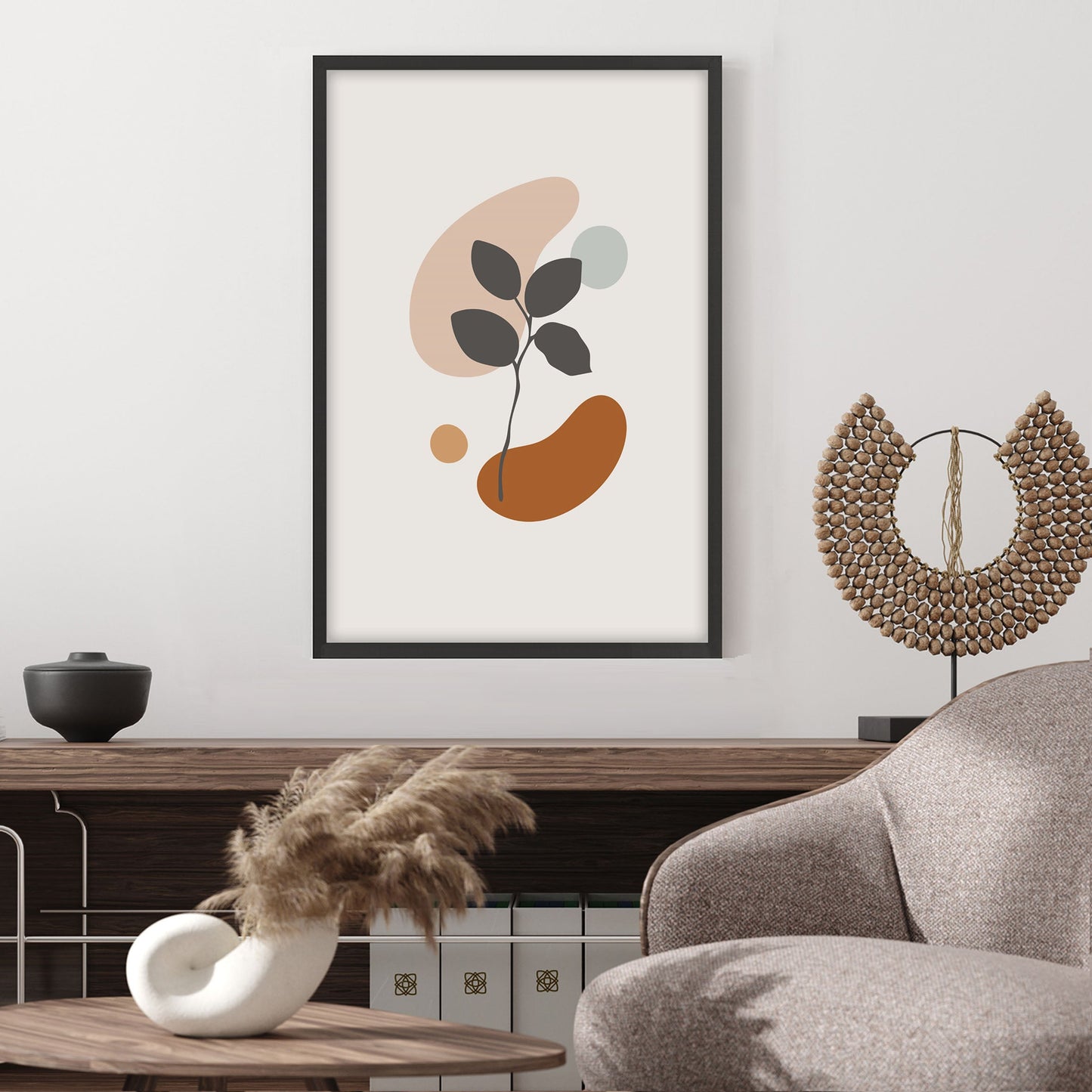 Ethan Taylor 'Minimalist Botanical III' Framed Art Print