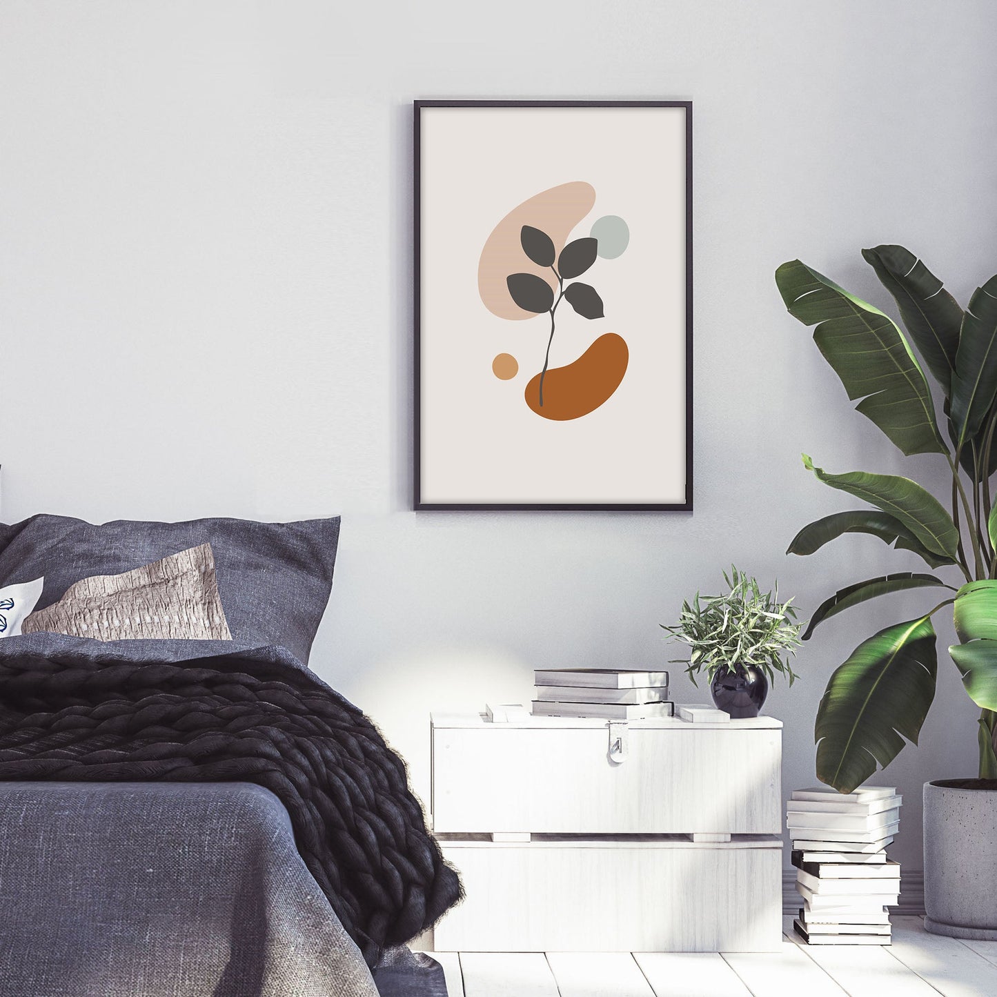 Ethan Taylor 'Minimalist Botanical III' Framed Art Print