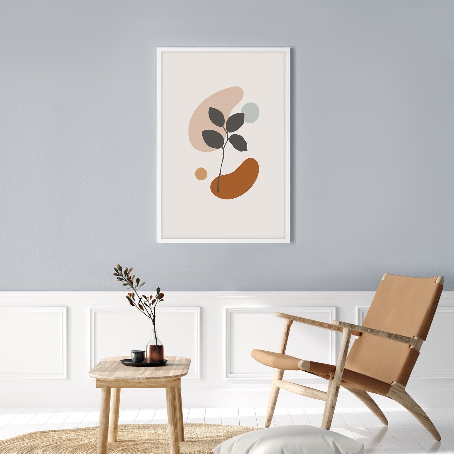 Ethan Taylor 'Minimalist Botanical III' Framed Art Print