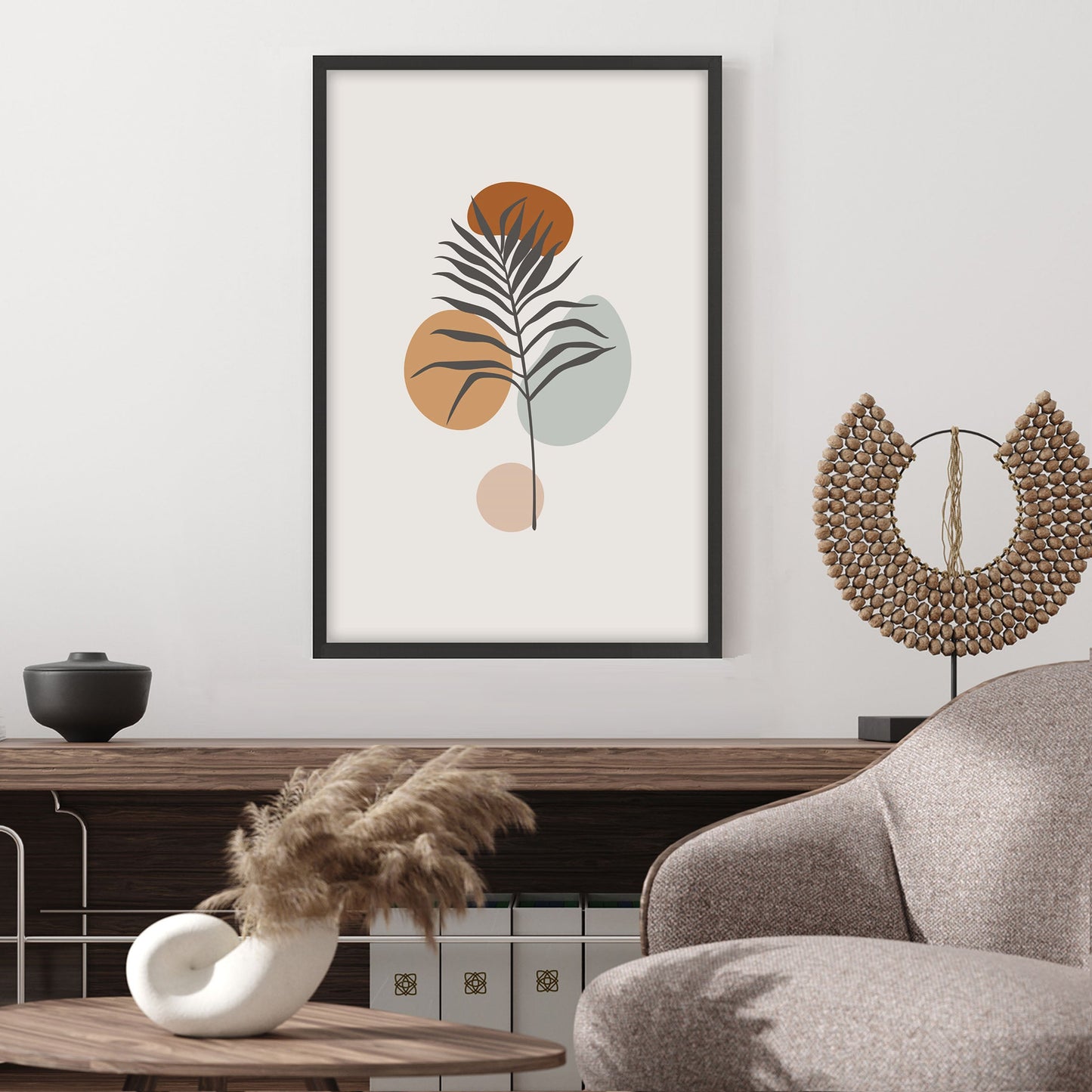 Ethan Taylor 'Minimalist Botanical IV' Framed Art Print