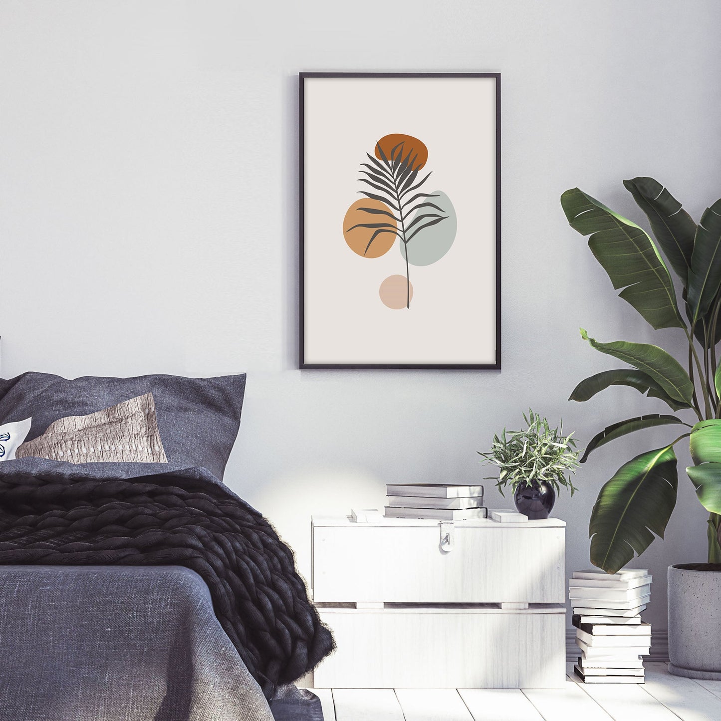 Ethan Taylor 'Minimalist Botanical IV' Framed Art Print