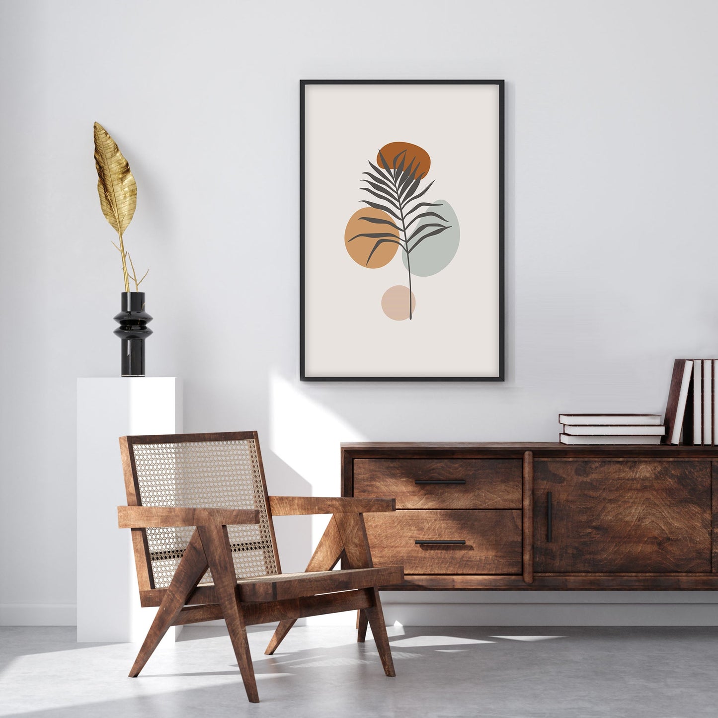 Ethan Taylor 'Minimalist Botanical IV' Framed Art Print