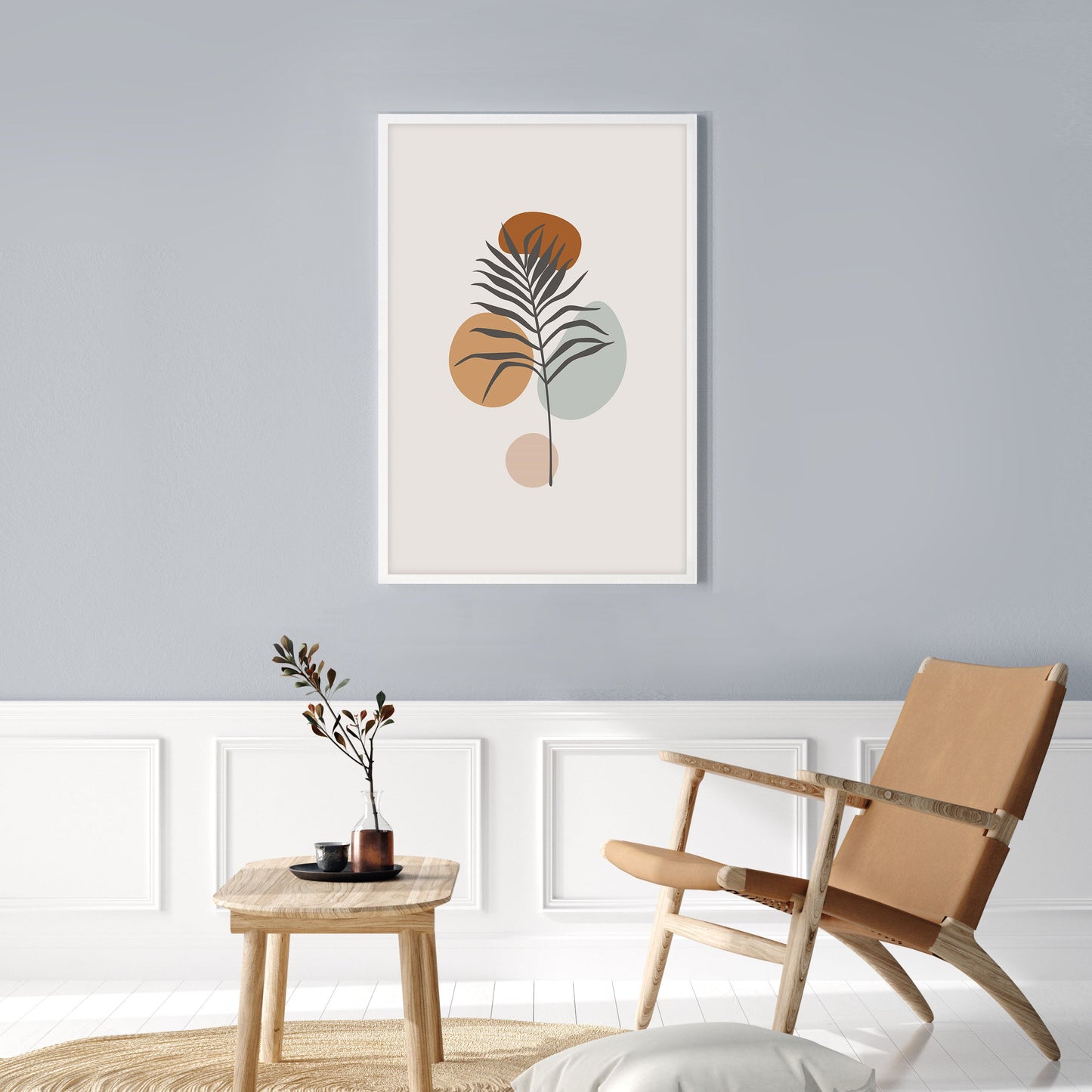 Ethan Taylor 'Minimalist Botanical IV' Framed Art Print